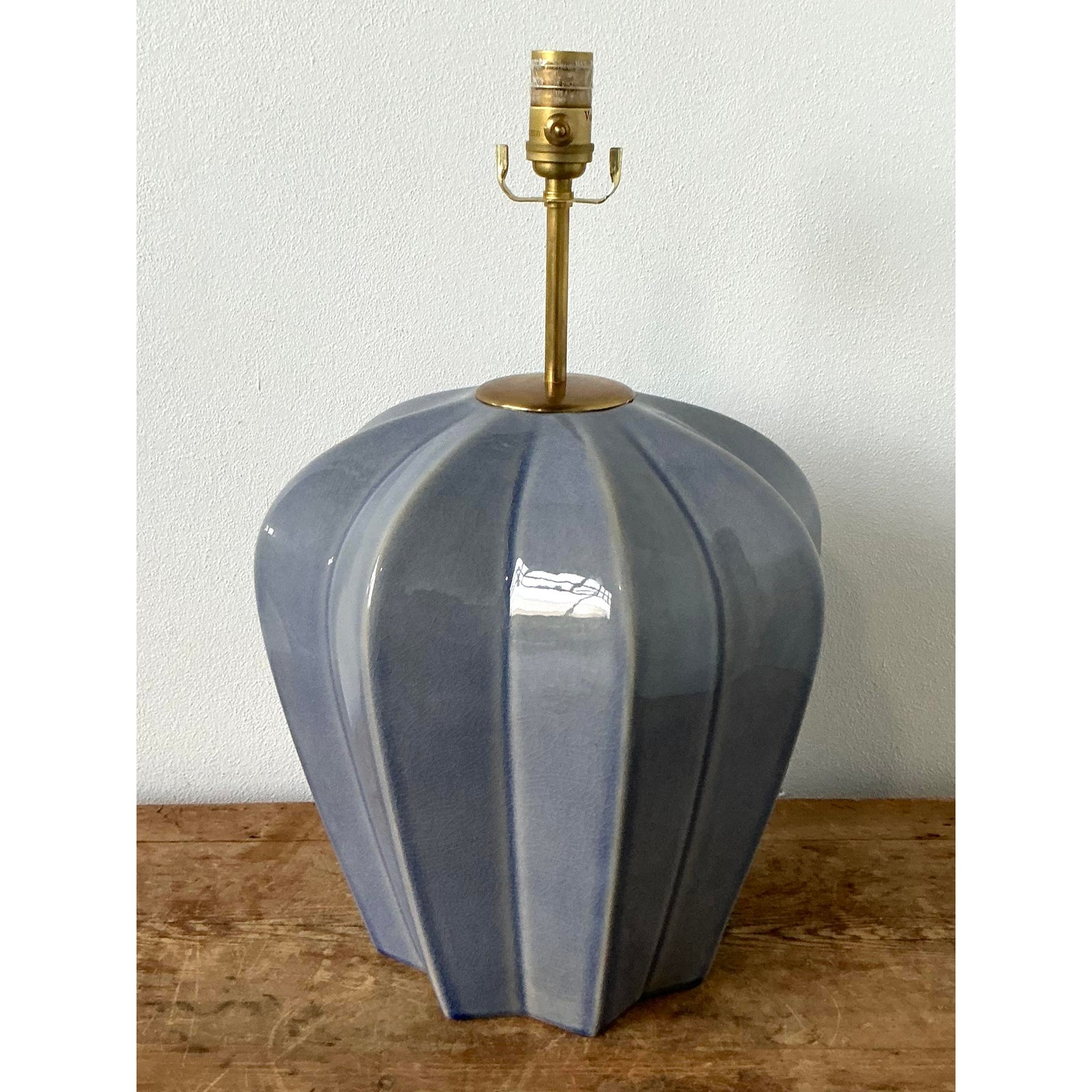 Vintage Boho Visual Comfort “Pierrepont” Table Lamp - Detail view