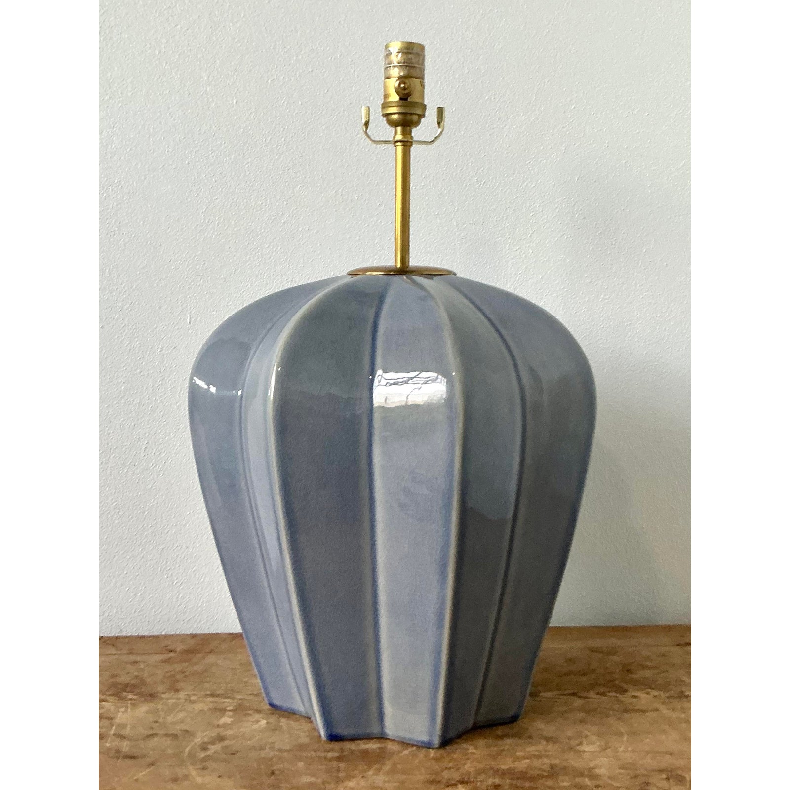 Vintage Boho Visual Comfort “Pierrepont” Table Lamp - Back view