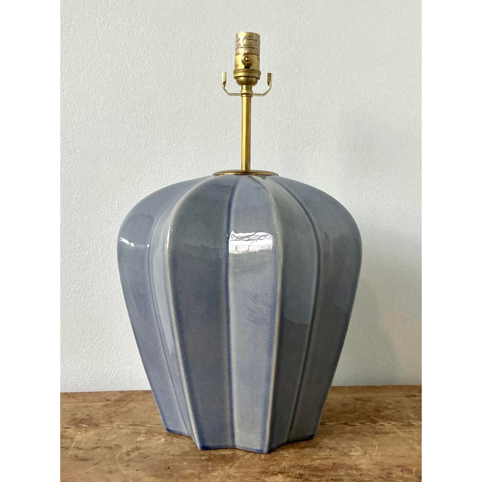 Vintage Boho Visual Comfort “Pierrepont” Table Lamp - Top view