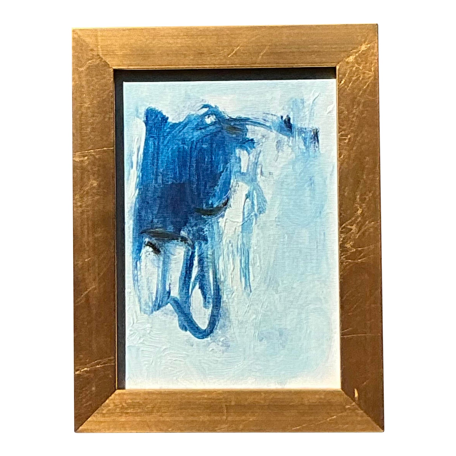 Vintage Original Abstract Oil Painting on Board
