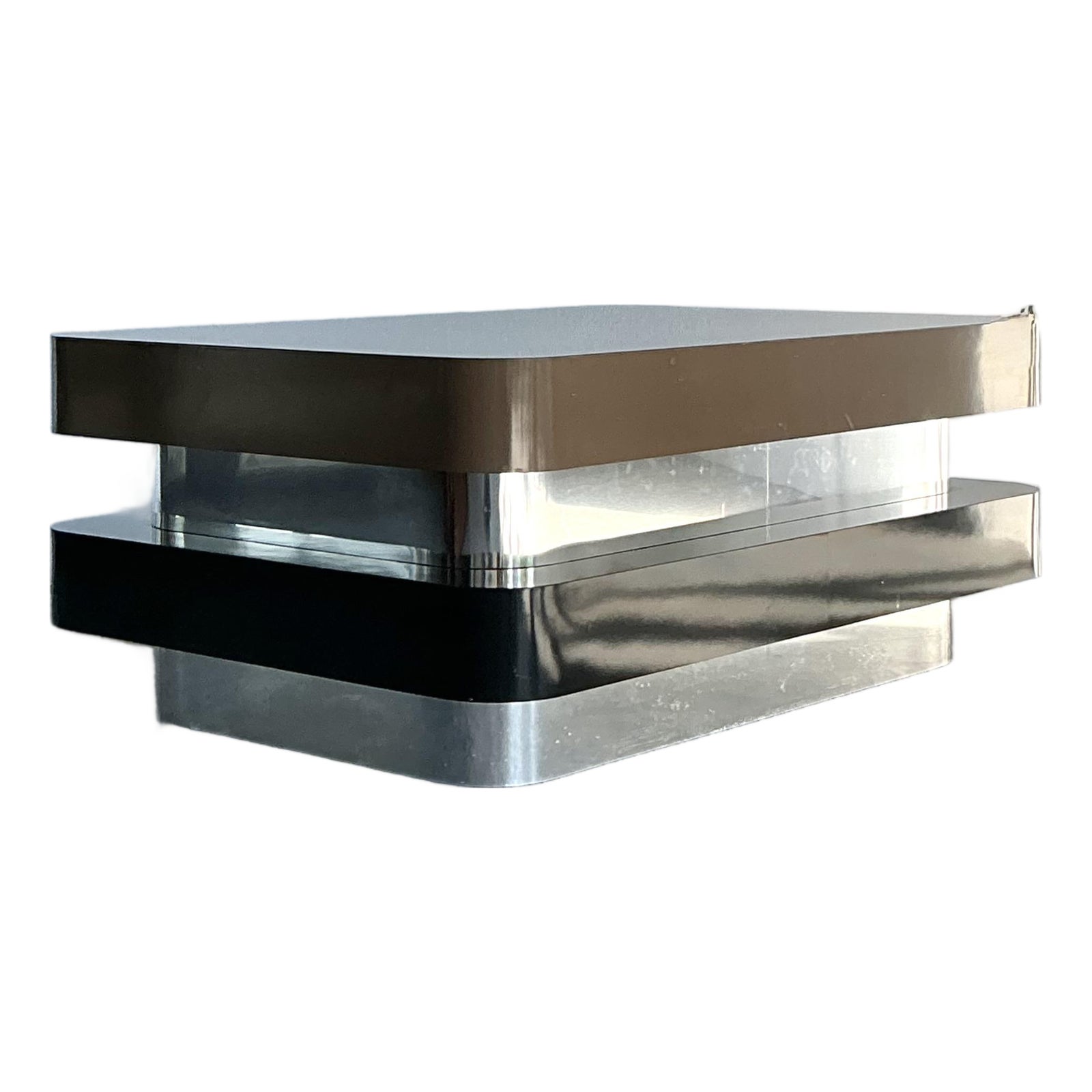 Vintage 80s Stacked Laminate Coffee Table