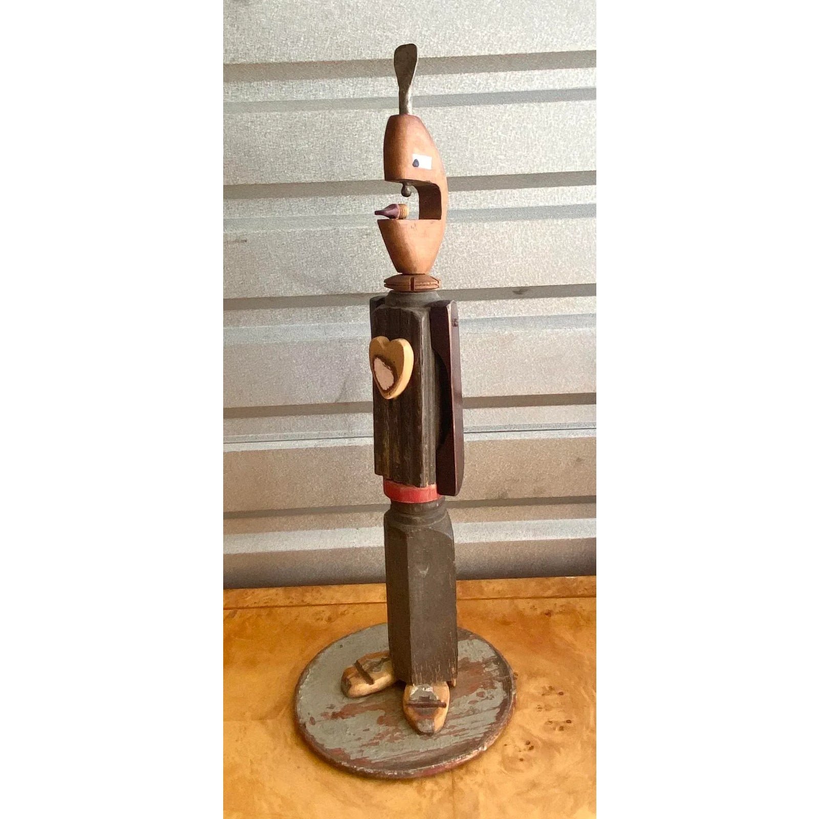Contemporary Found Object Sculpture Signed Lisa Lulo - Side view