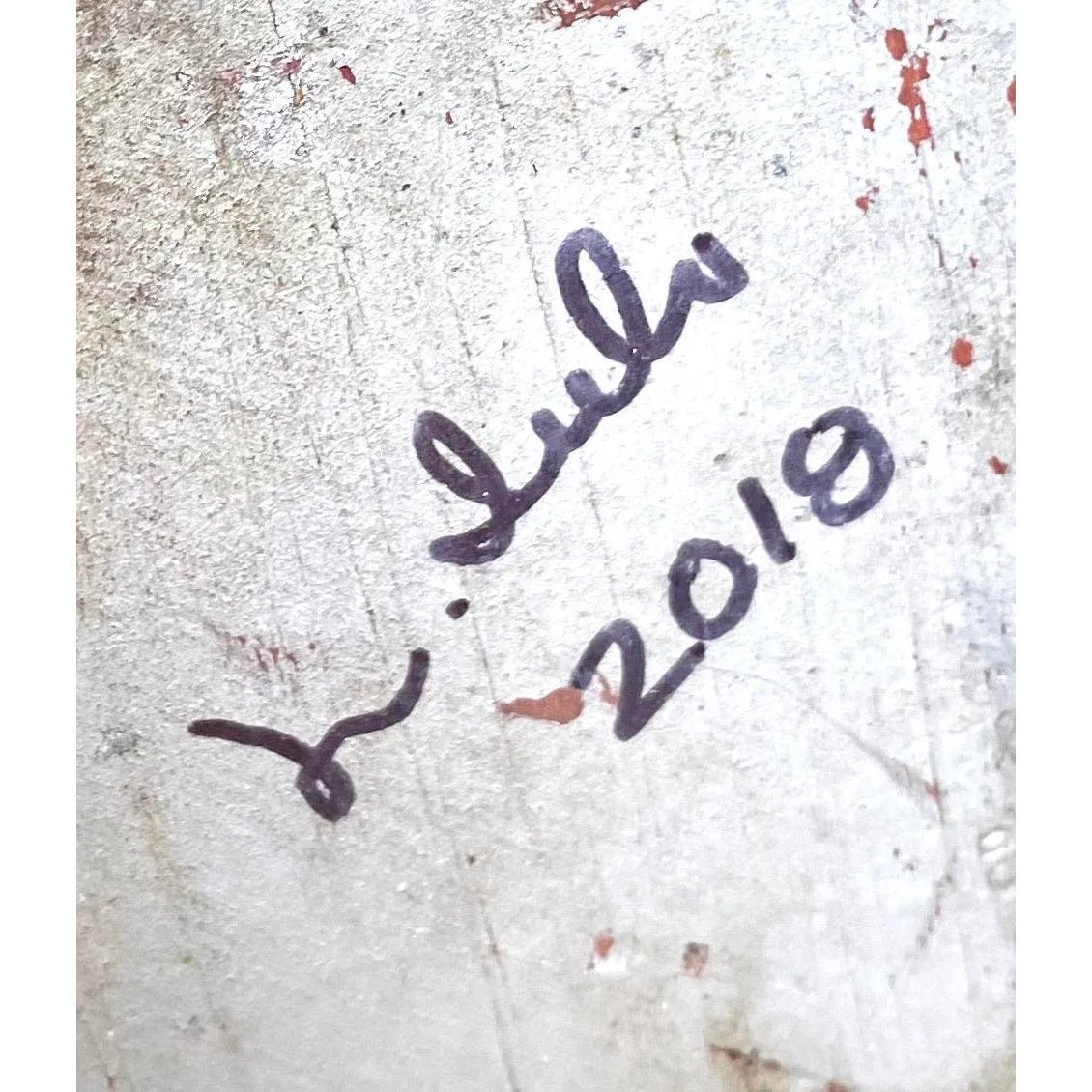 Contemporary Found Object Sculpture Signed Lisa Lulo - Detail view