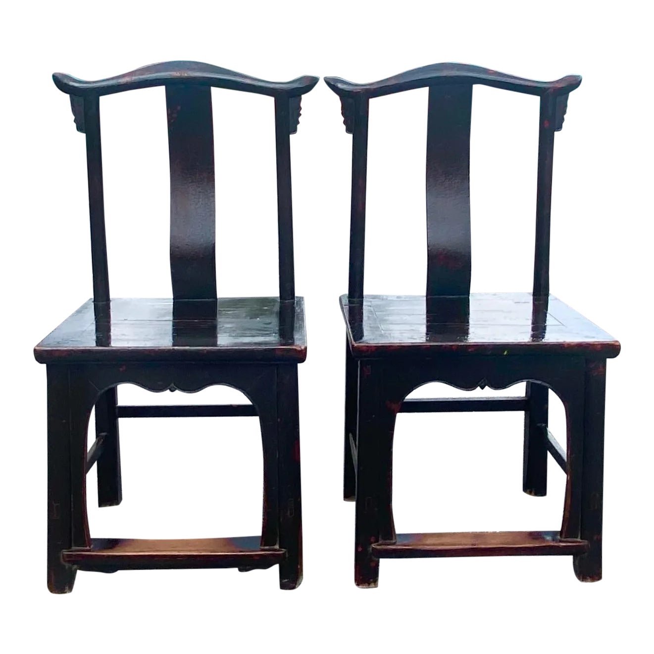 Vintage Asian Emperor Chairs - a Pair