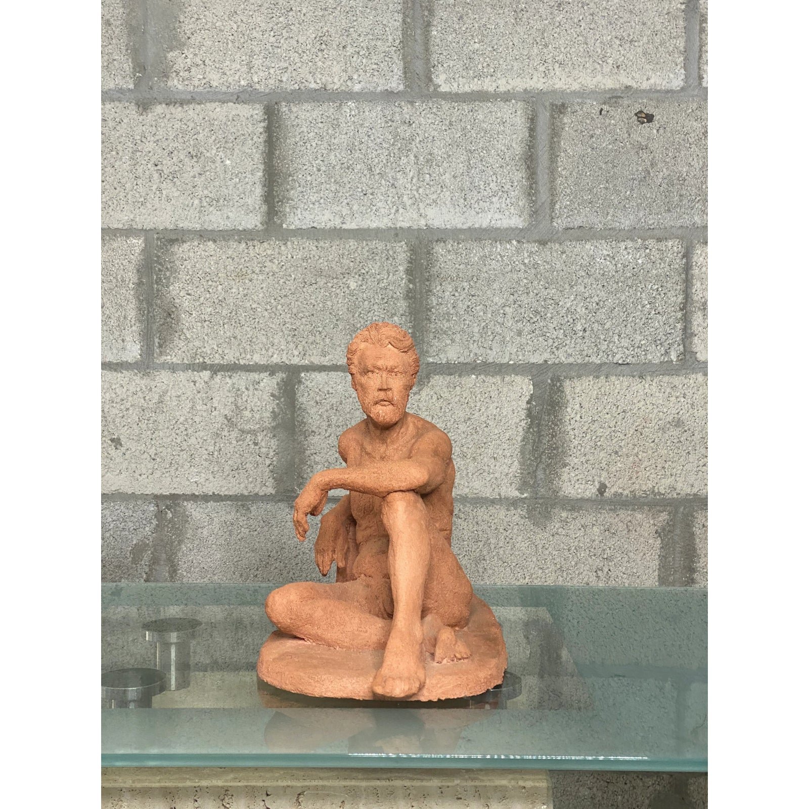Vintage Boho Figural Sculpture - Top view