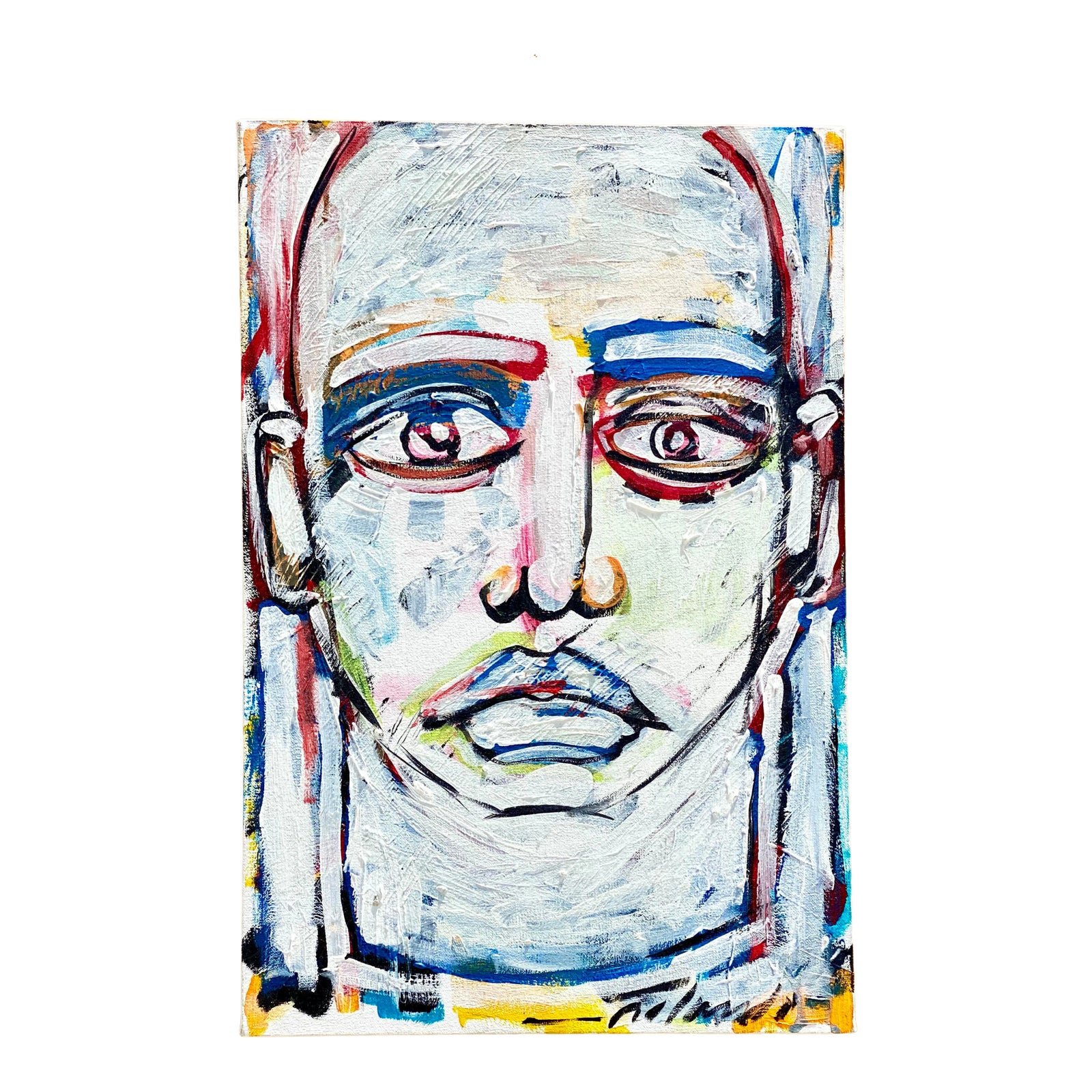 Contemporary Original Abstract Oil Signed Roland