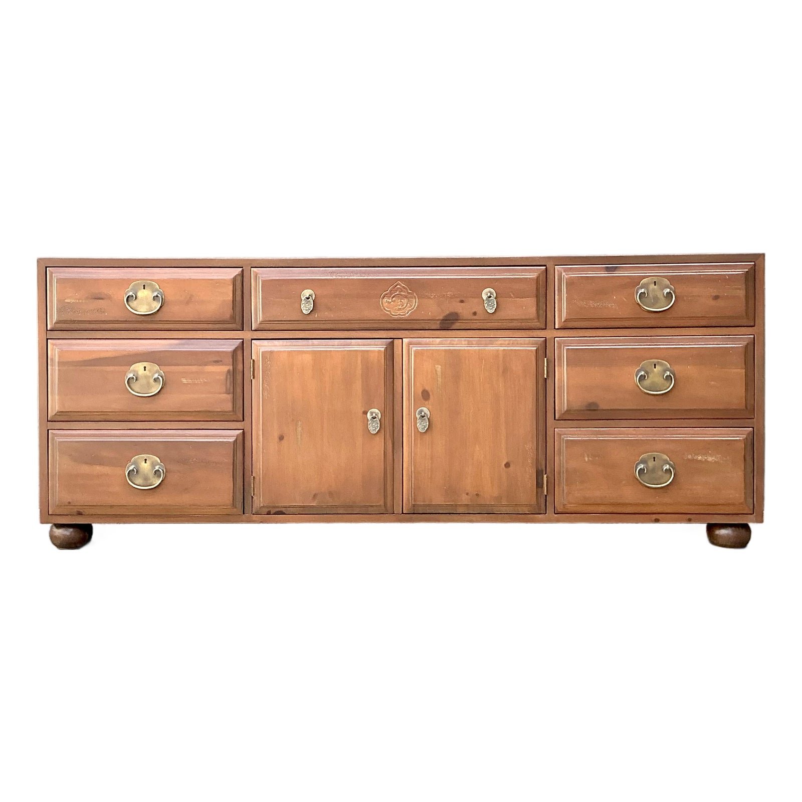Vintage Henredon Pine Credenza