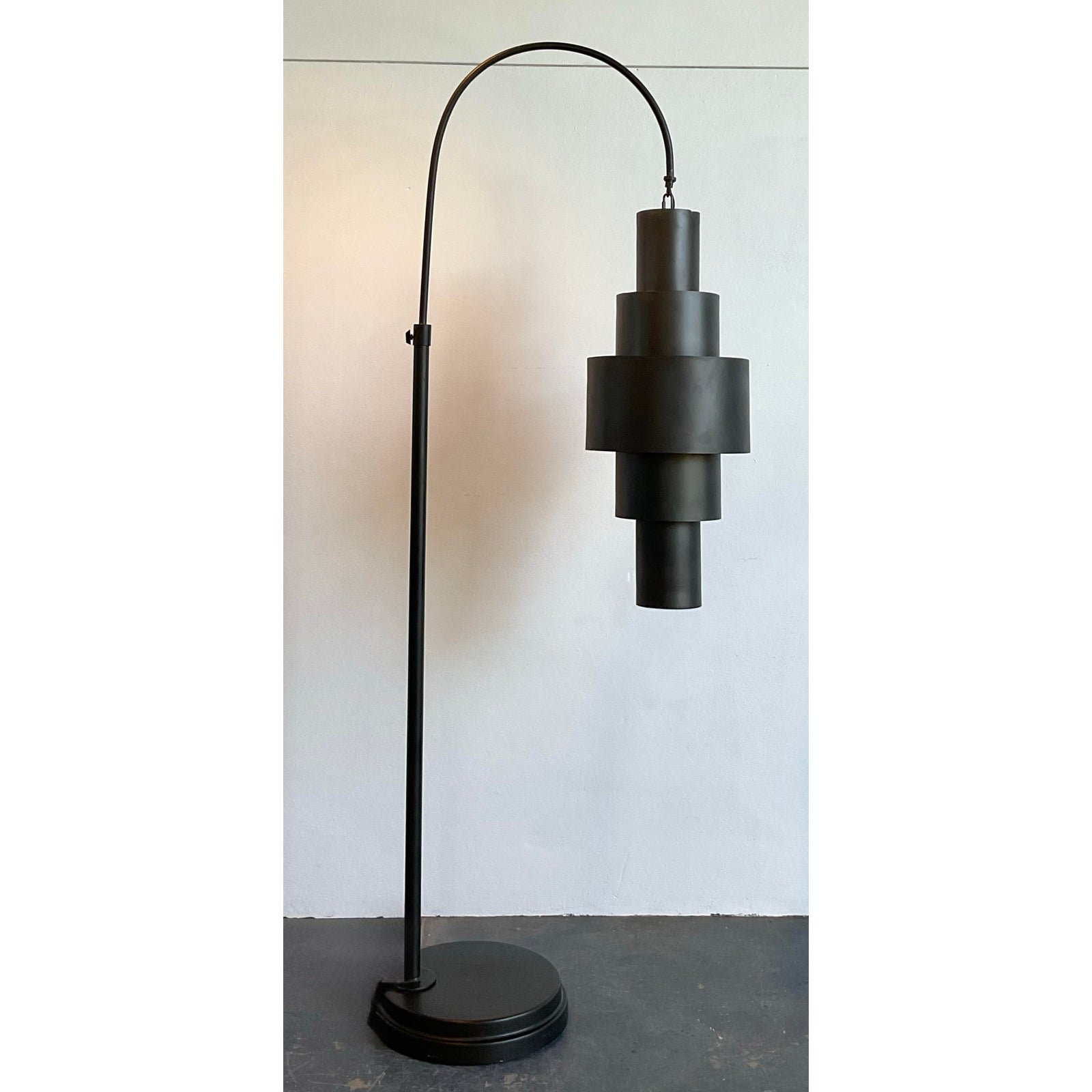 Vintage Global Views Arc Floor Lamp - Back view