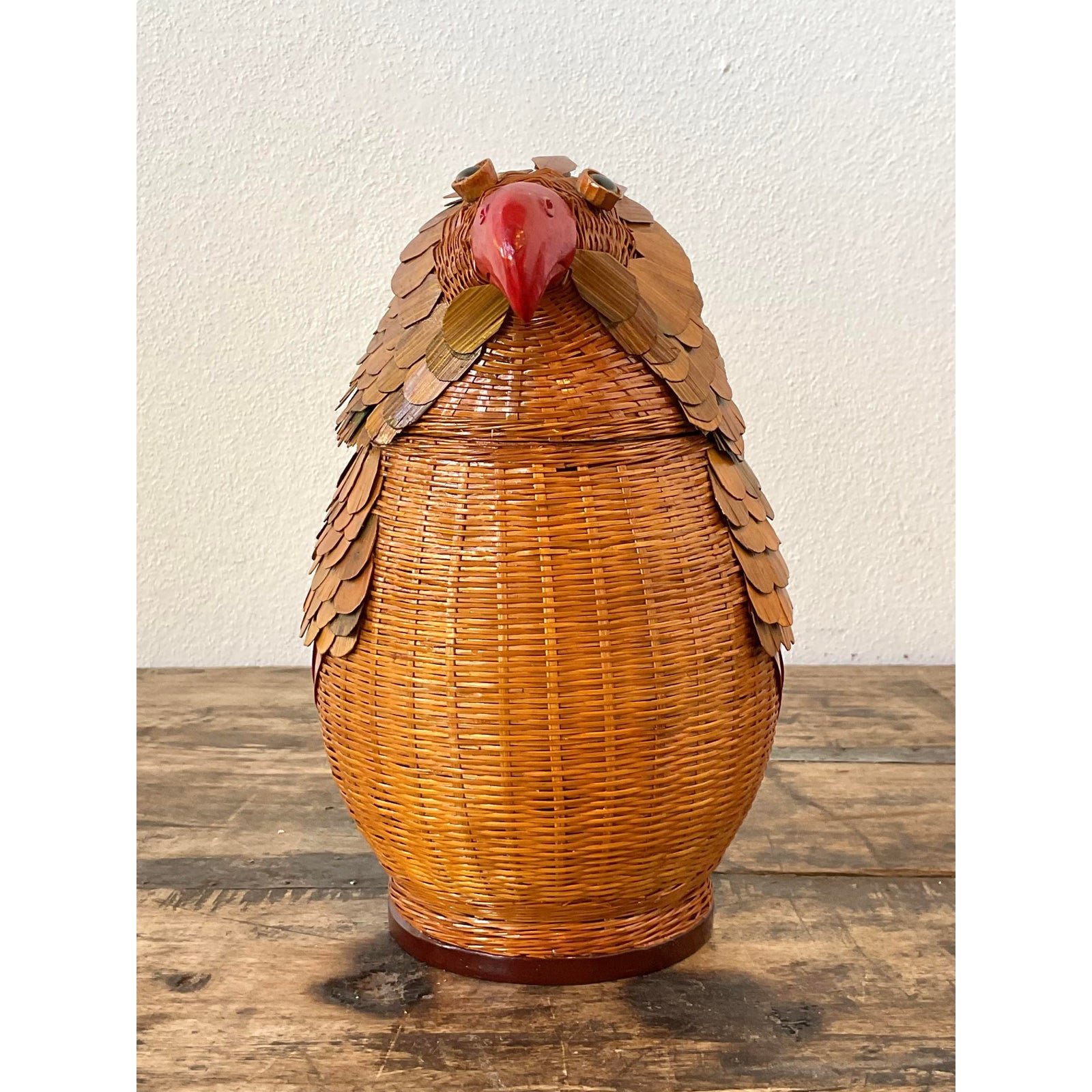 Vintage Shanghai Handicrafts Bird Box - Top view