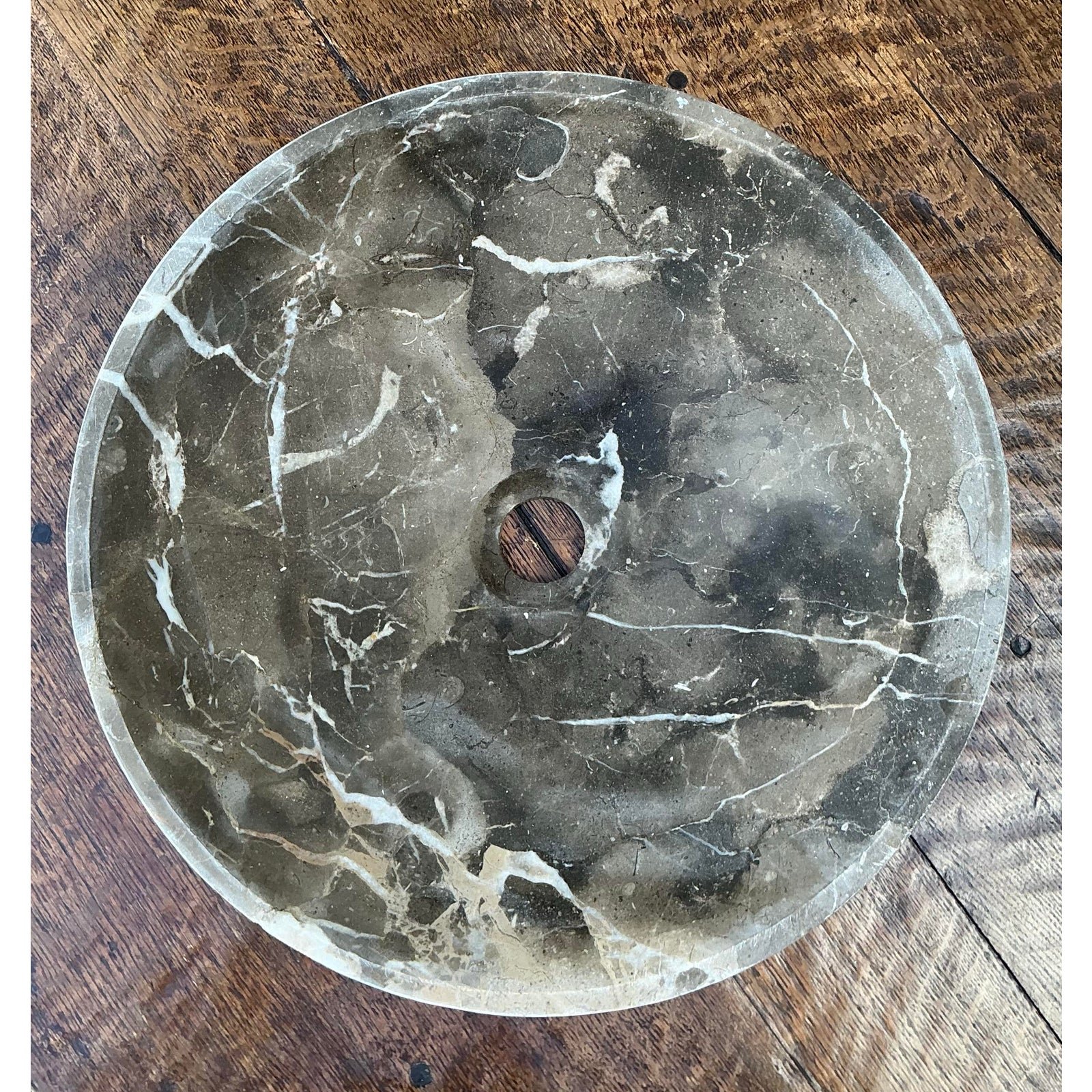 Vintage Grey Stone Sink - Detail view