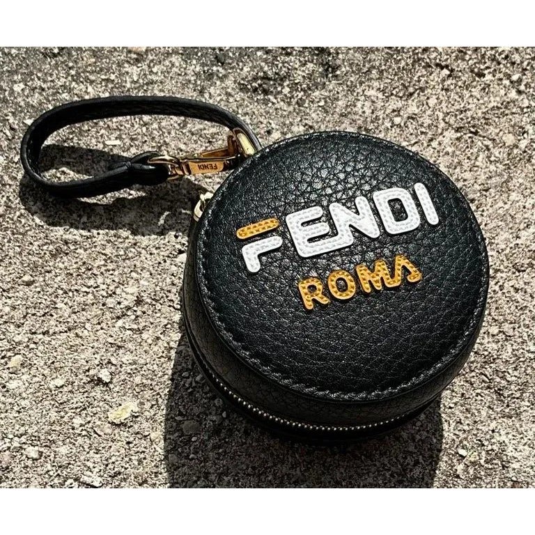 Vintage Fendi Fila Mania Bag Charm With GHW - Back view