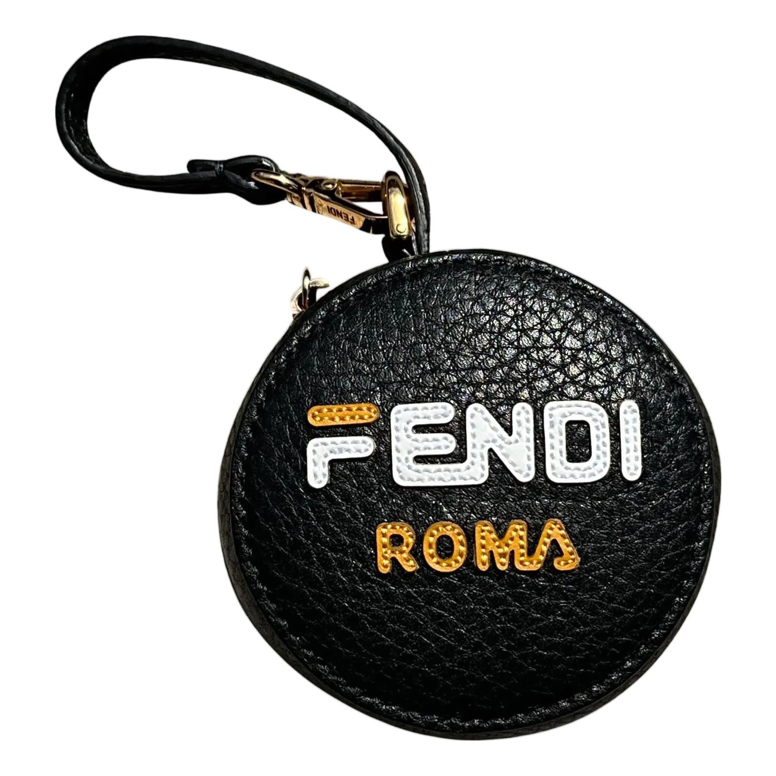 Vintage Fendi Fila Mania Bag Charm With GHW