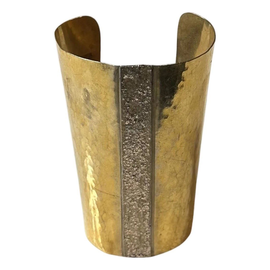 Mary McFadden Hammered Gold Cuff