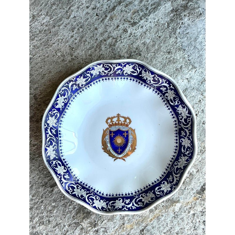 Vintage Asian Chinese Export “Chateau De Versailles” Bowl - Top view