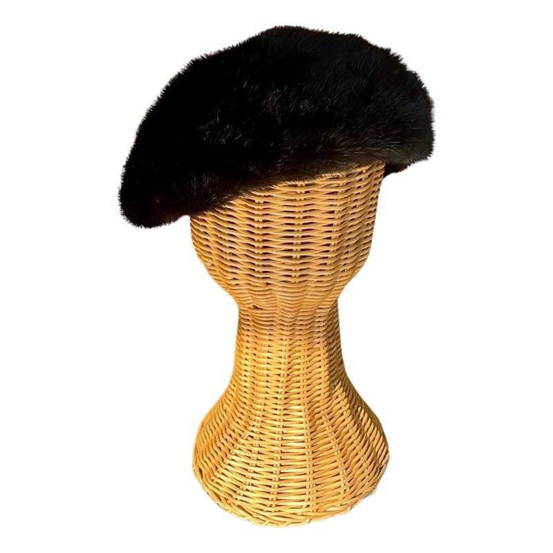 Vintage Genuine Mink Fur Hat