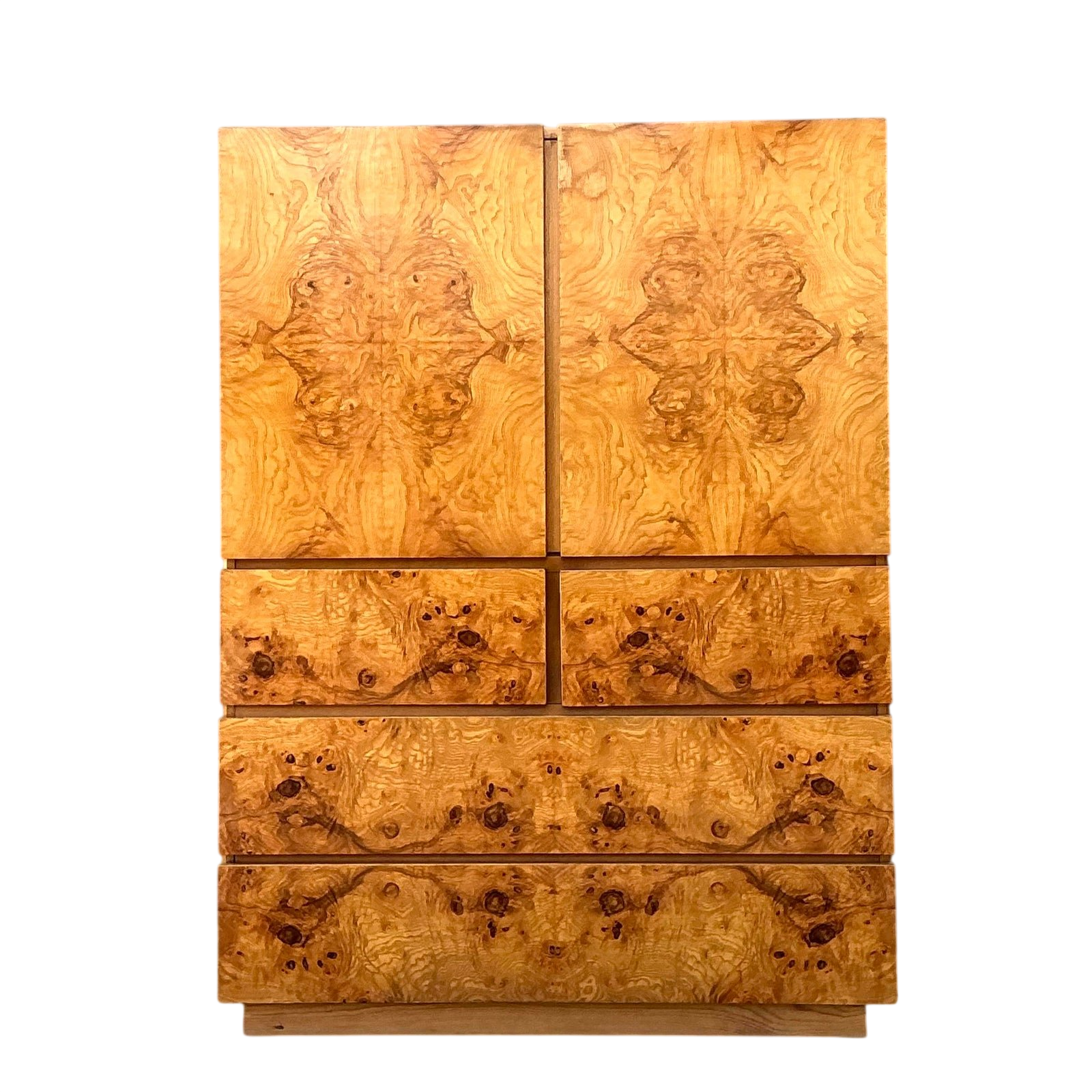 Vintage Lane Altavista Burl Wood Armoire