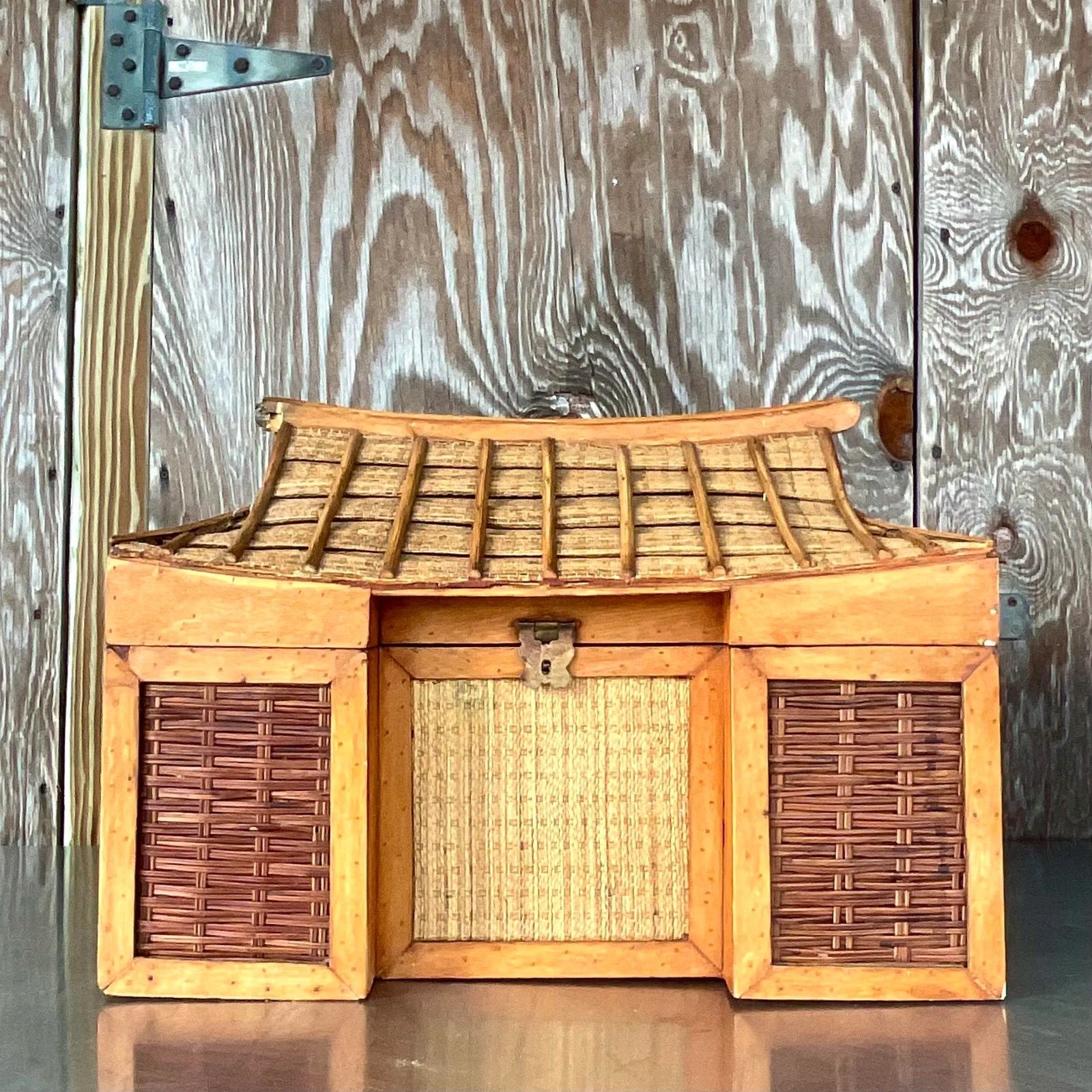Vintage Boho Pagoda Trunk - Top view