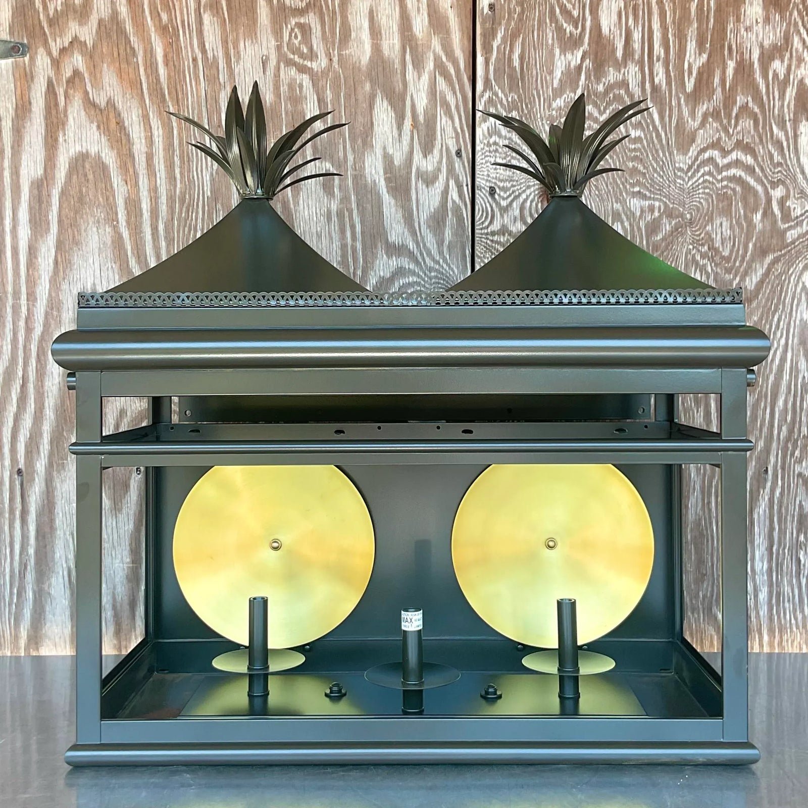 Vintage Contemporary the Urban Electric Company “Belmont” Wall Sconce - Top view