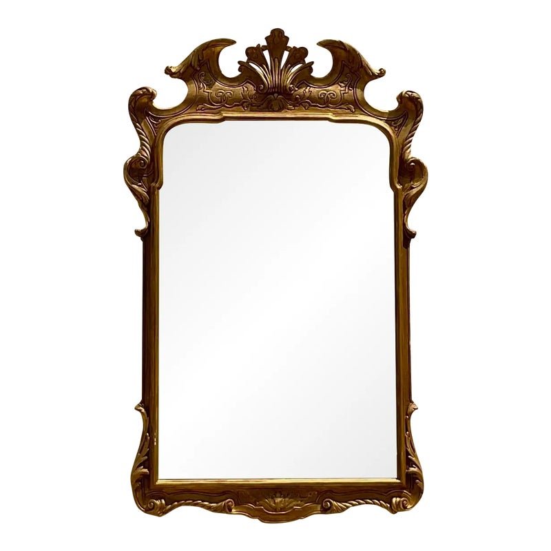 Vintage Regency Carved Gilt Mirror