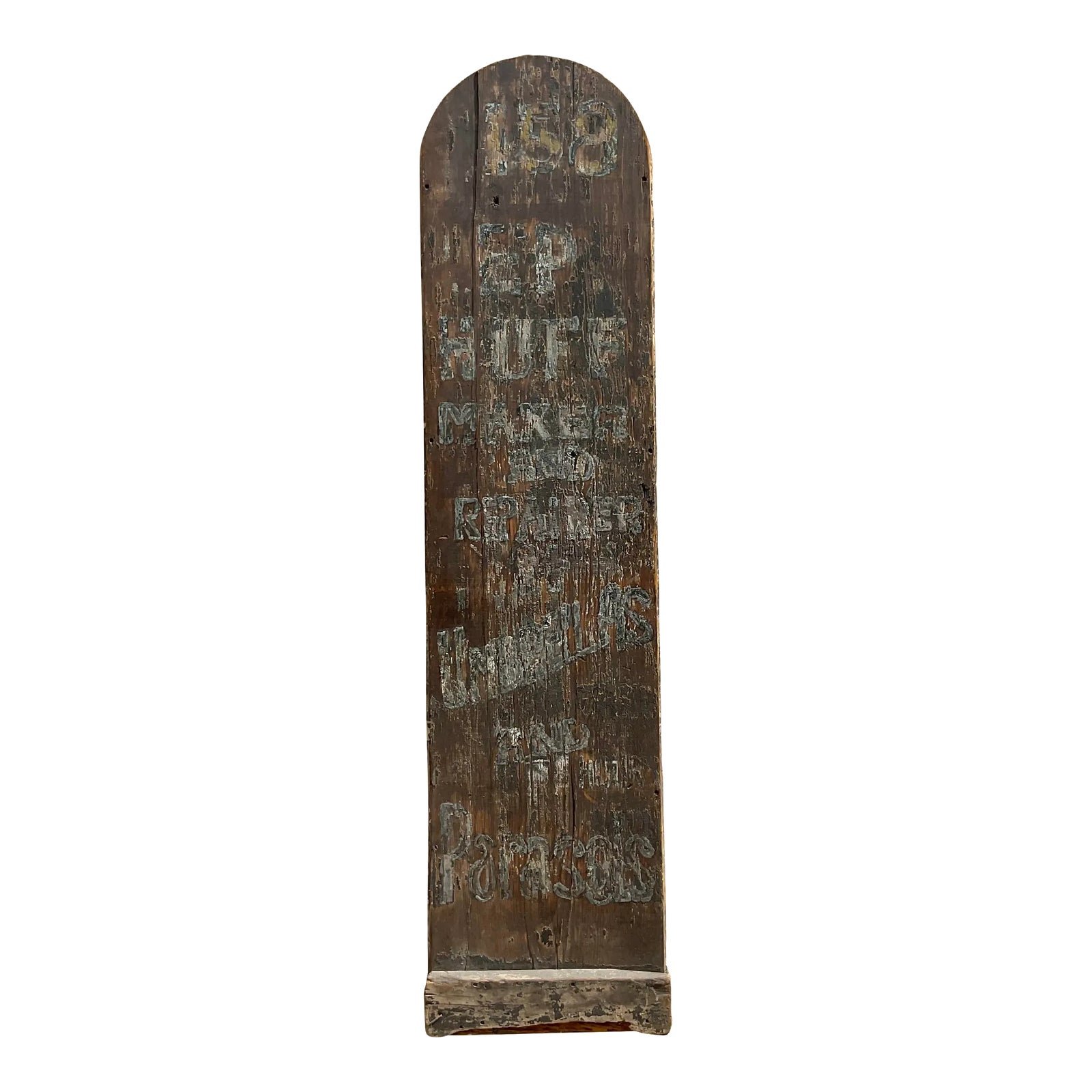 Vintage Boho Folk Art Blade Sign