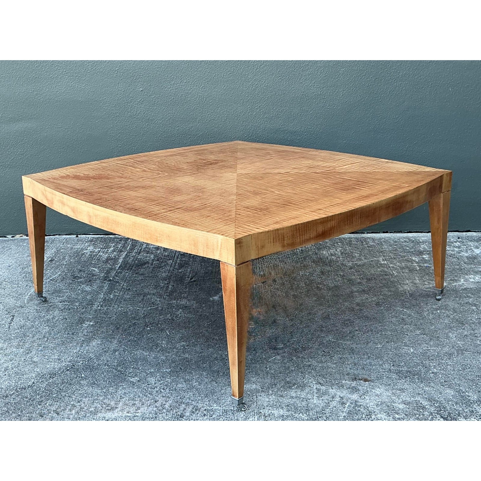 Vintage Baker Harlequin Coffee Table - Side view