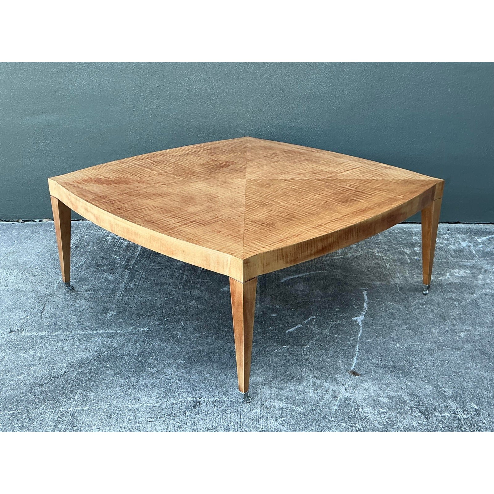 Vintage Baker Harlequin Coffee Table - Back view