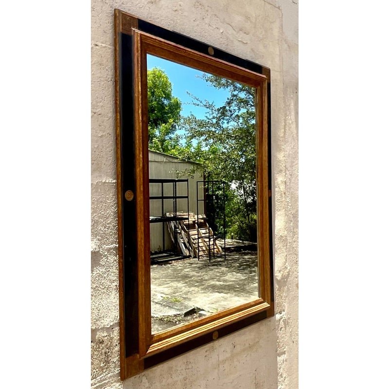 Vintage Regency Gilt Tipped Mirror - Back view