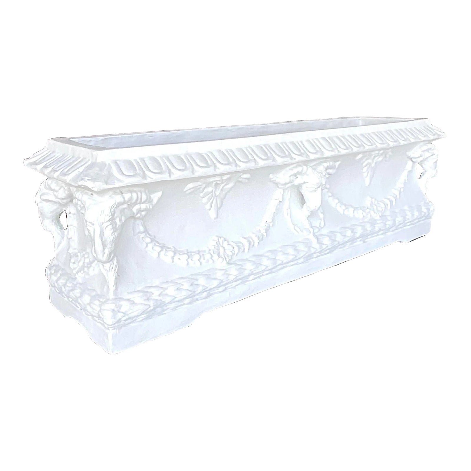 Vintage Boho Ram’s Head Planter Box