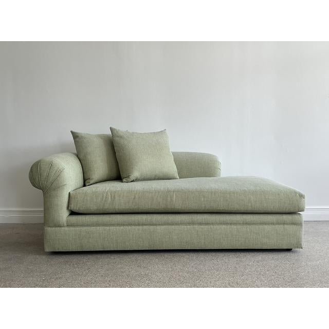 Vintage Kreiss Roll Arm Chaise Lounge - Top view