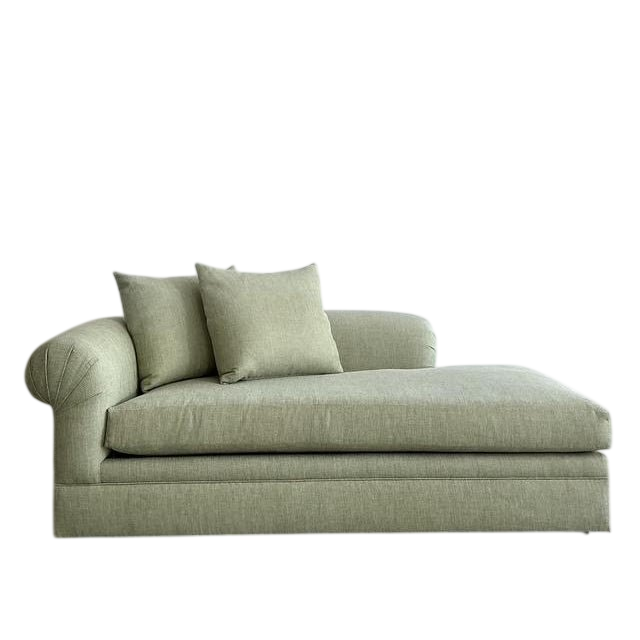 Vintage Kreiss Roll Arm Chaise Lounge