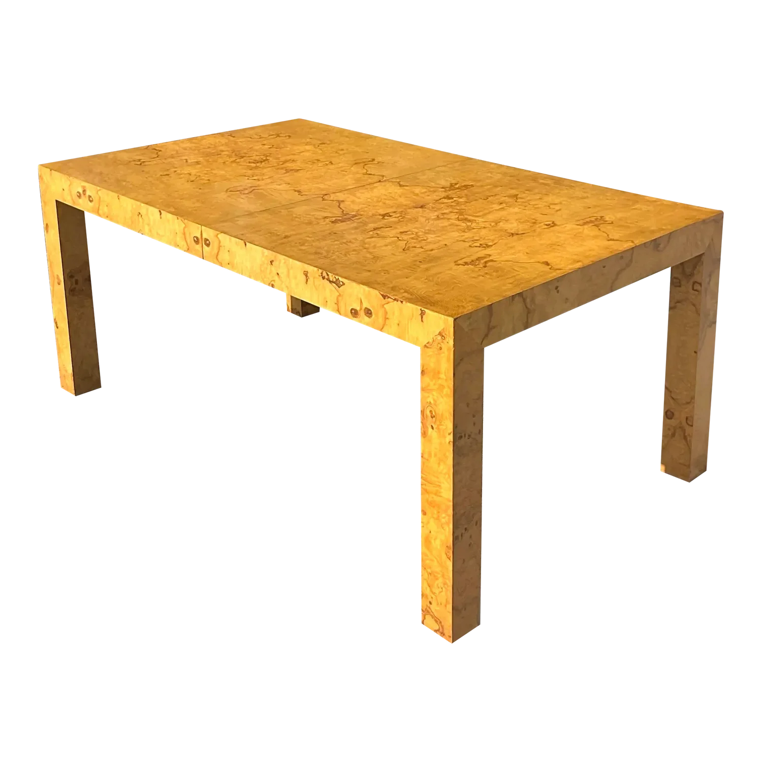 1970s Vintage Boho Tagged Milo Baughman for Thayer Coggin Dining Table