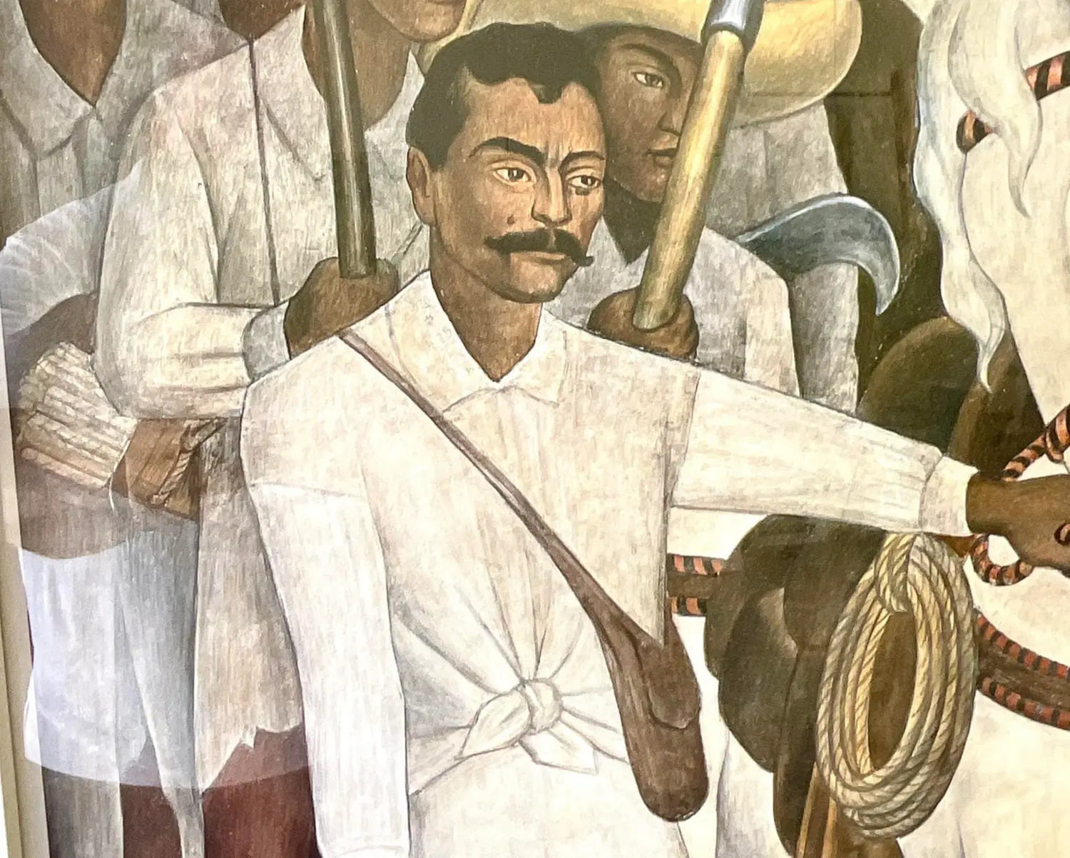 2011 Diego Rivera Metropolitan Museum Show Poster - Side view