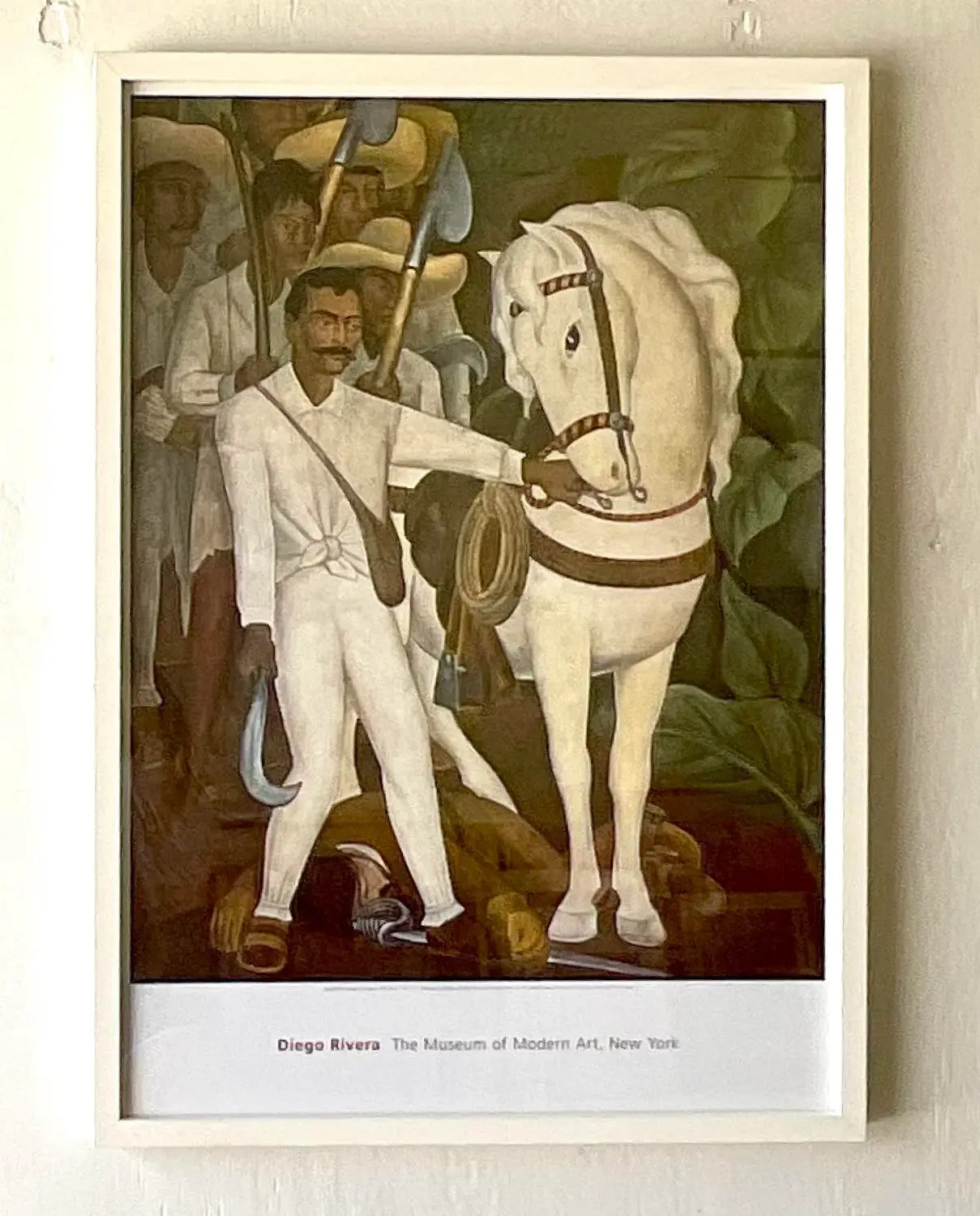 2011 Diego Rivera Metropolitan Museum Show Poster - Back view