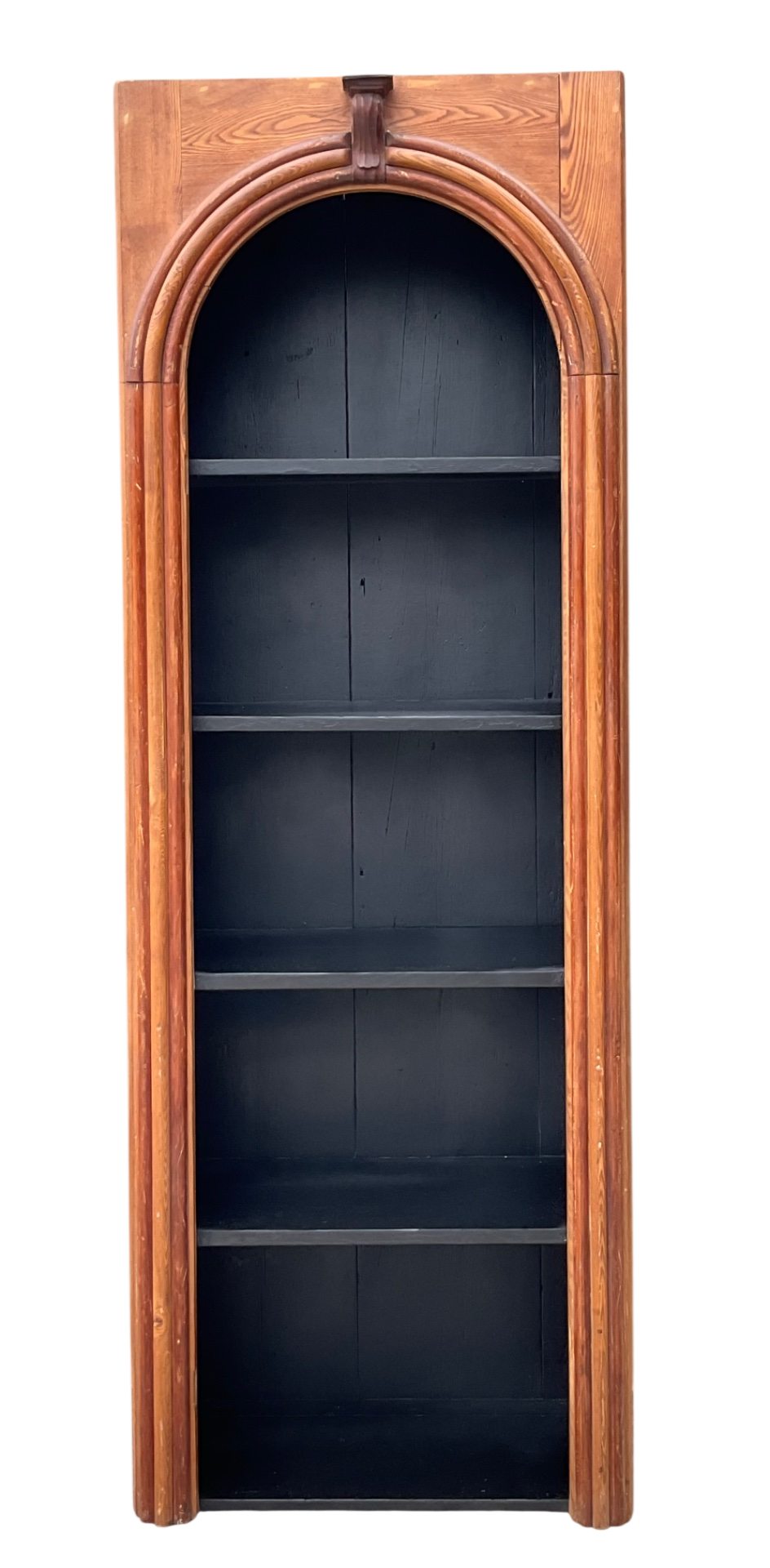 Vintage Architectural Wood Bookcase