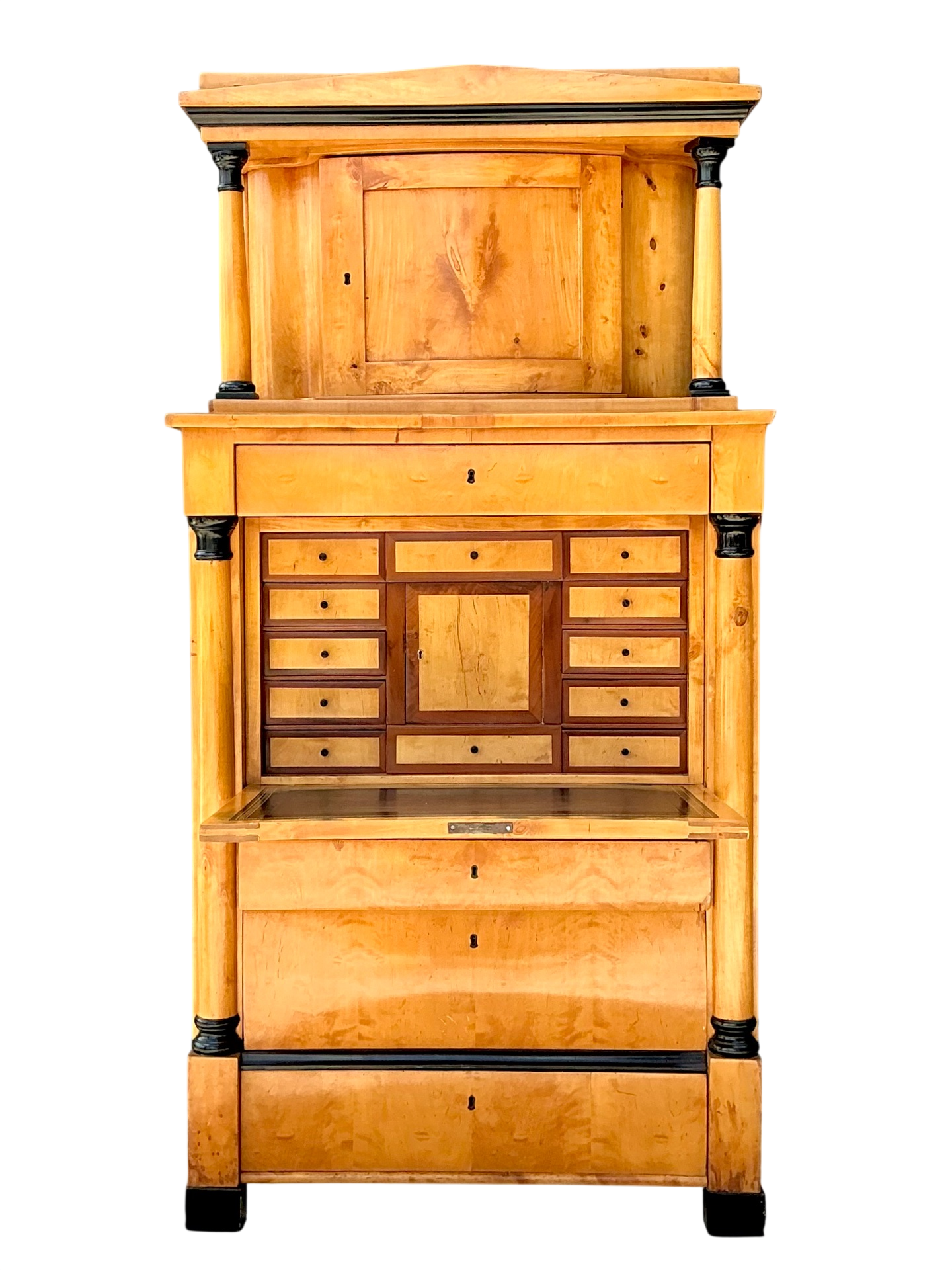 Vintage Biedermeier Secretaire Cabinet