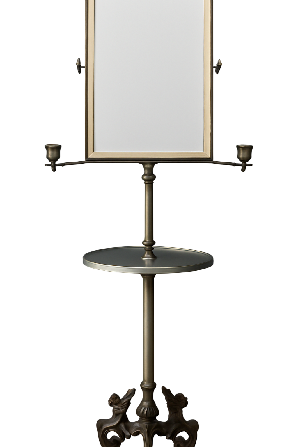 Vintage Standing Candle Mirror