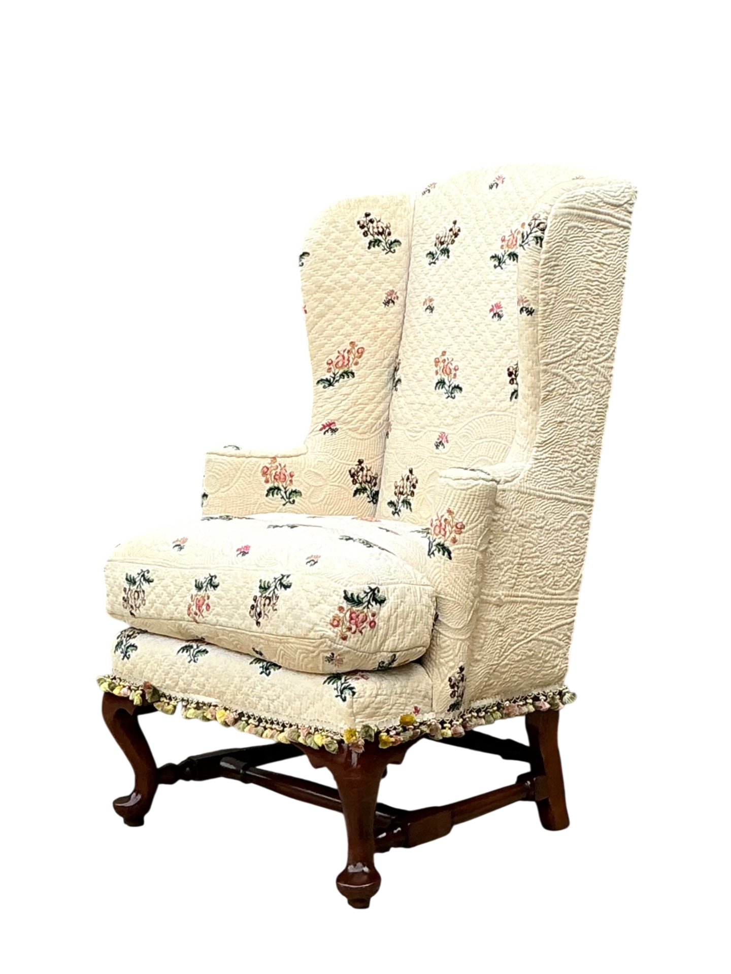 Vintage Petite Wingback Fireside Chair 