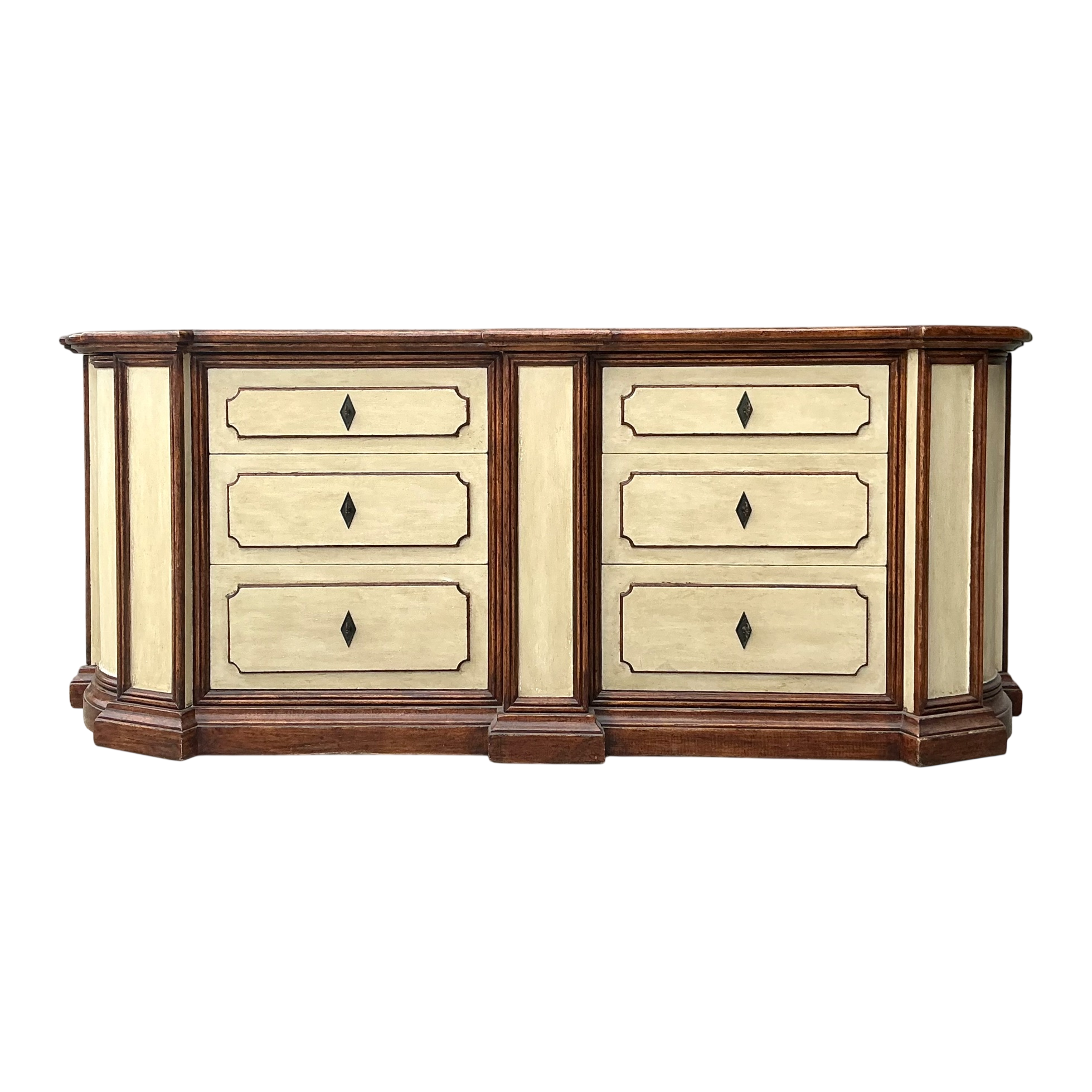 Vintage Monumental Custom Neoclassical Sideboard