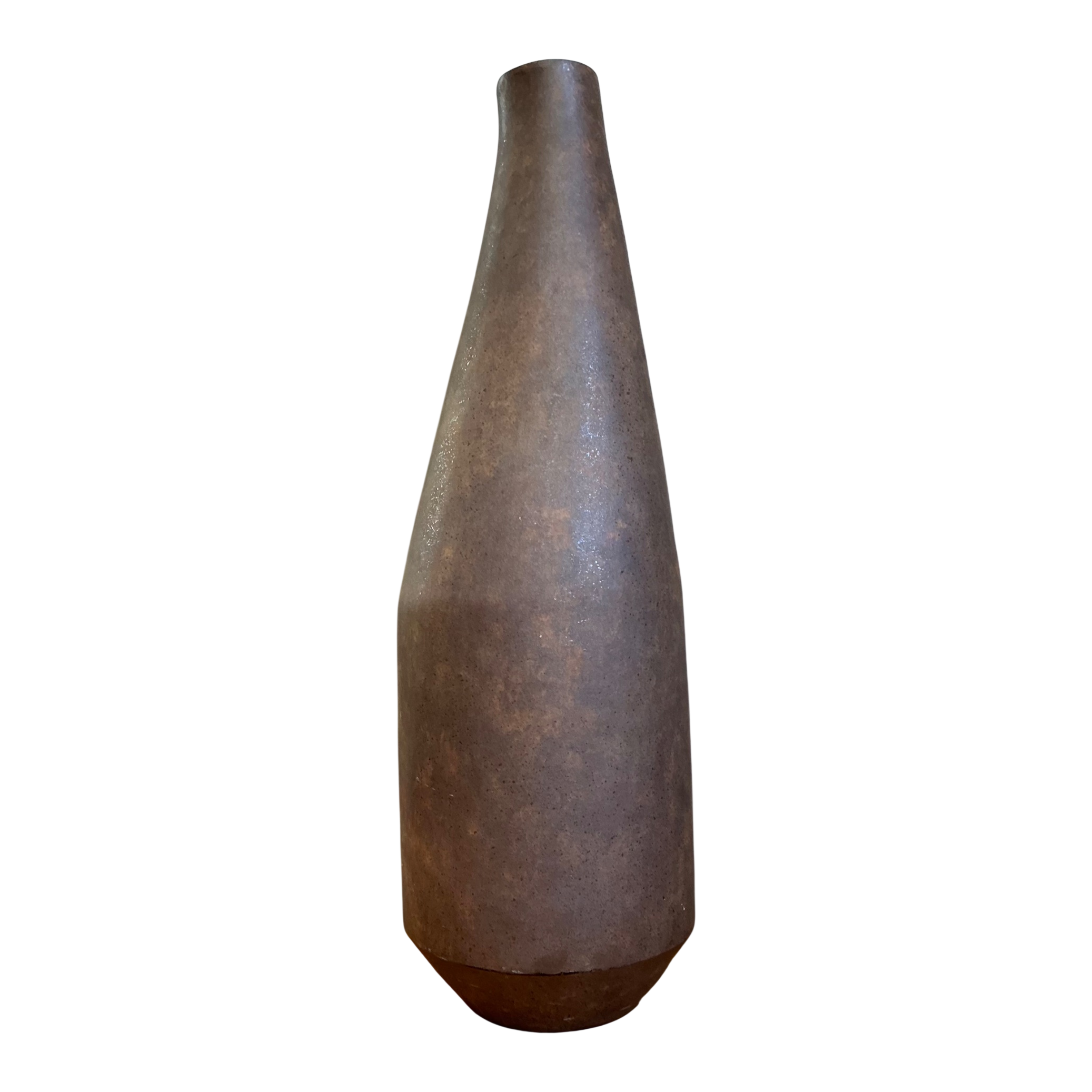 Vintage Tall Earthenware Vessel