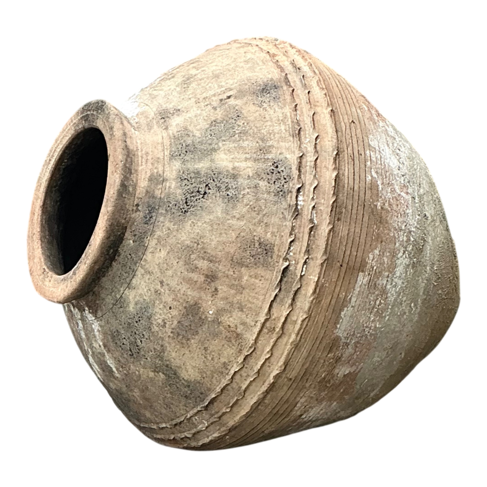 Vintage Monumental Terracotta Vessel