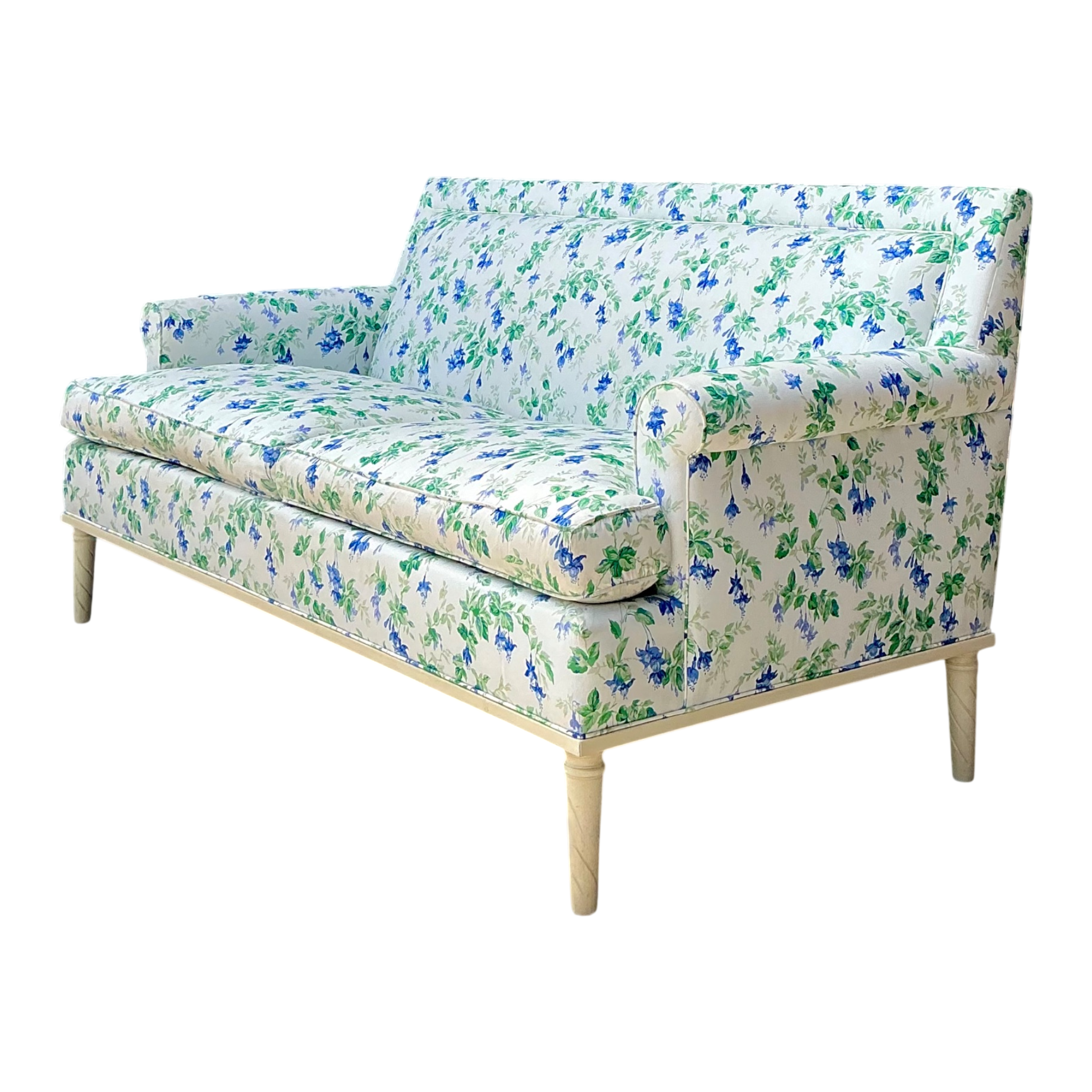 Vintage Schumacher “Garden Gate” Printed Sofa