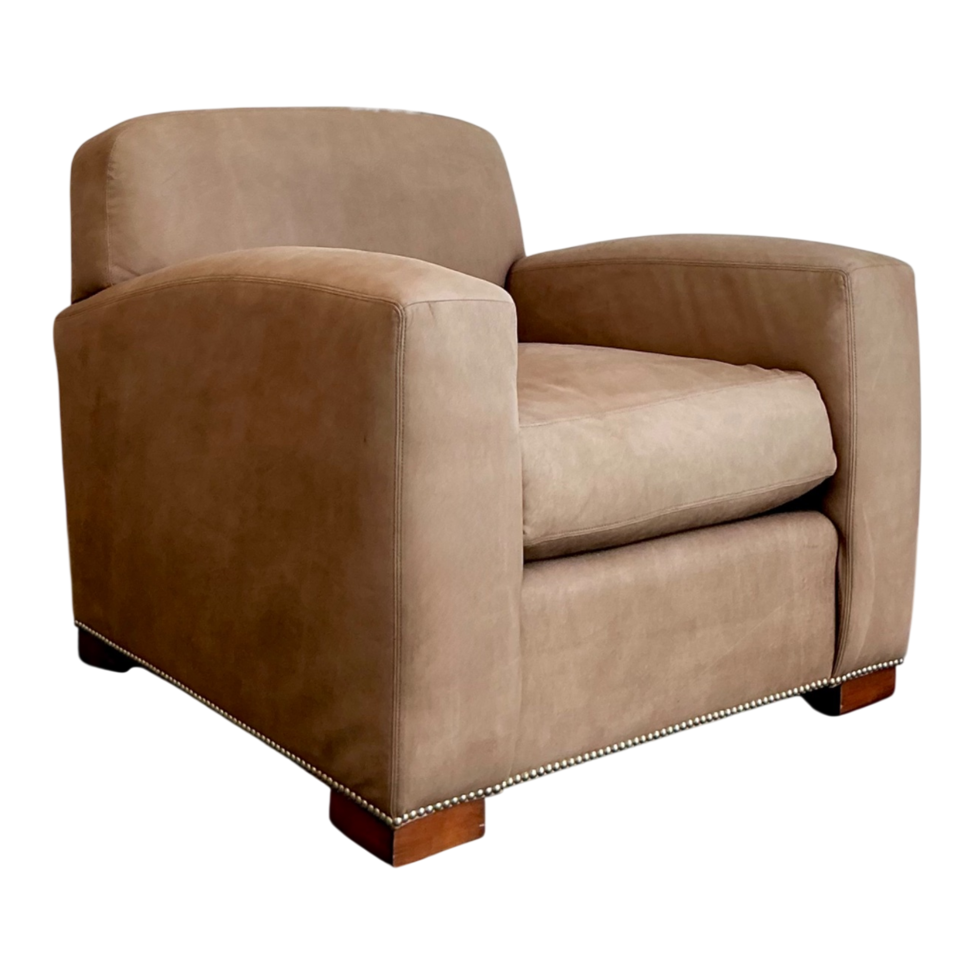 Vintage Ralph Lauren “Grant” Suede Club Chair