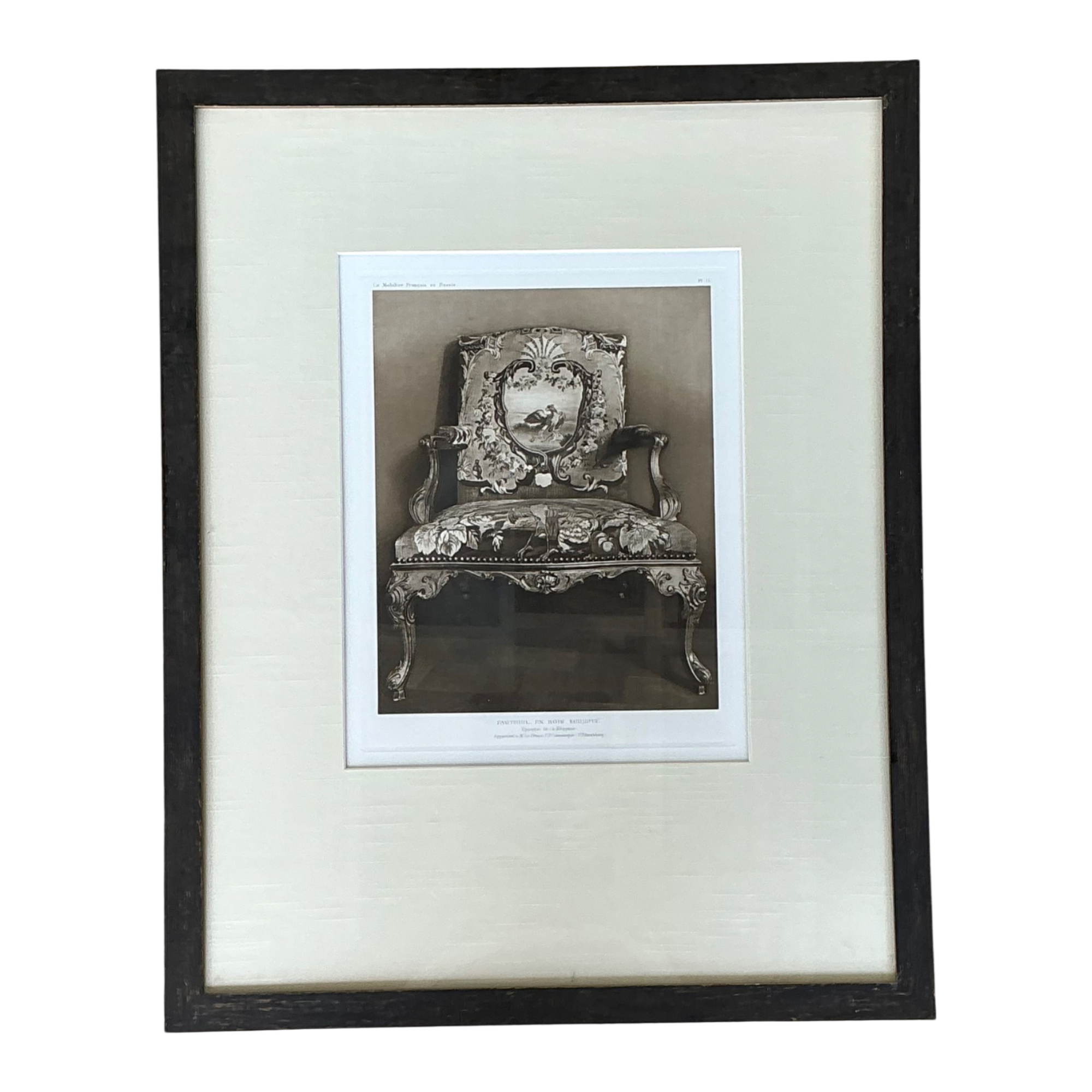 Framed Antique French Chair Print