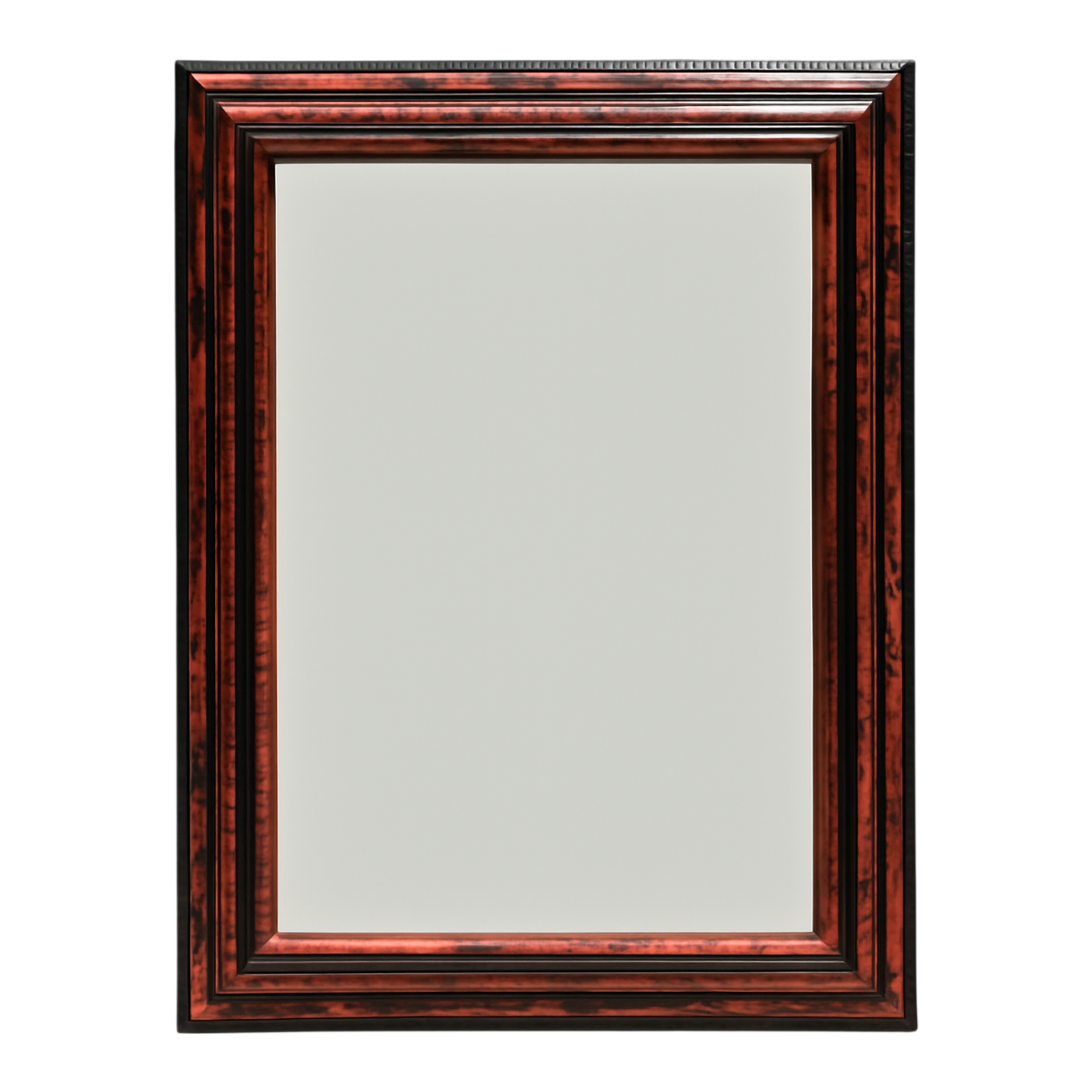 Vintage 19th Century Tortoiseshell And Ebonized Fruitwood Stacked Mirror