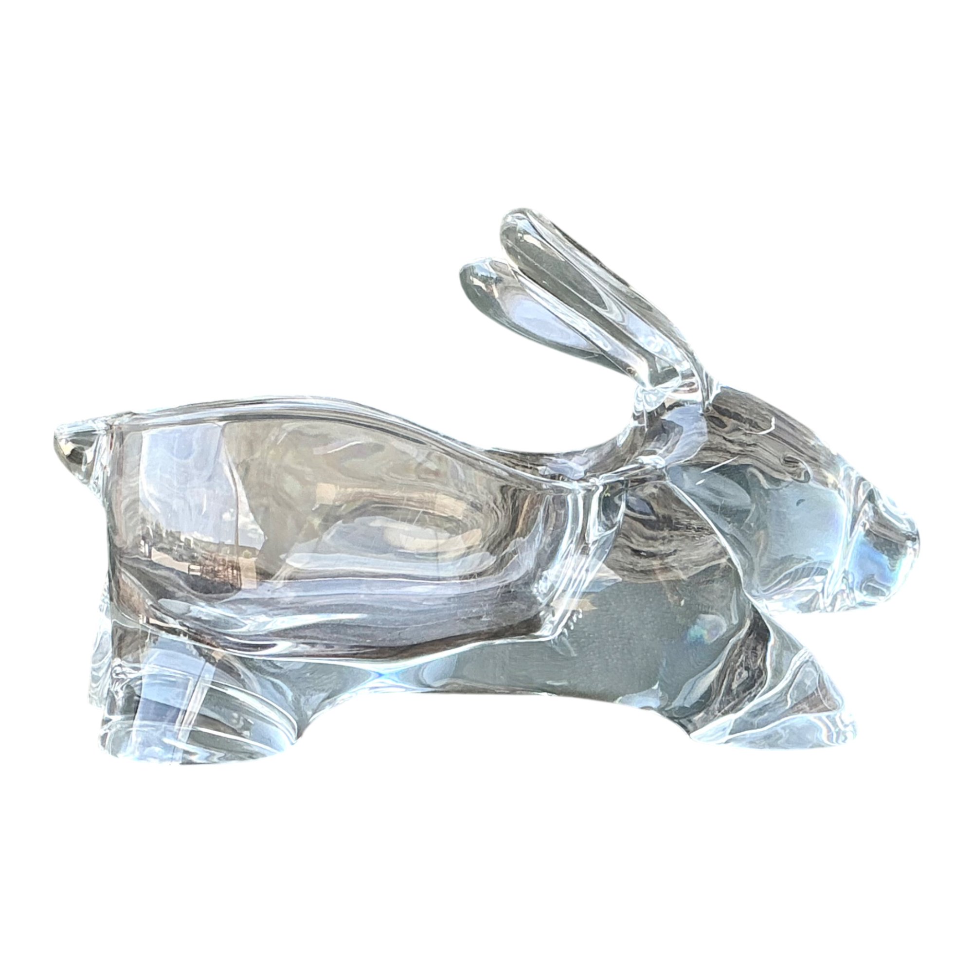 Vintage Lucite Rabbit Planter