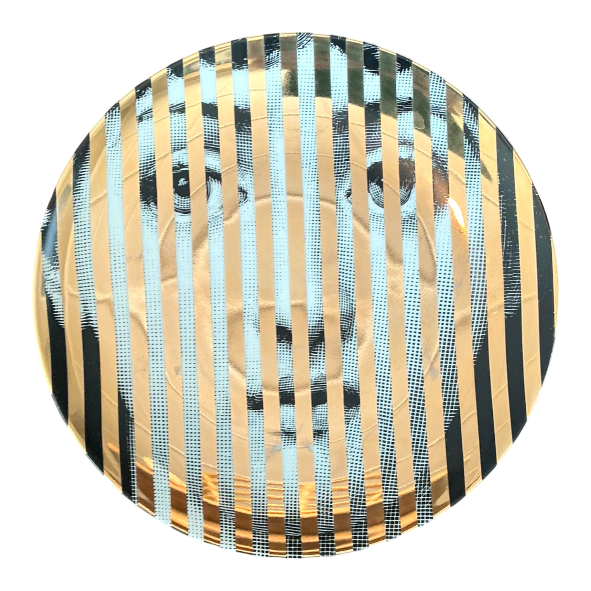 Fornasetti Italian Striped Tema e Variazioni Plate