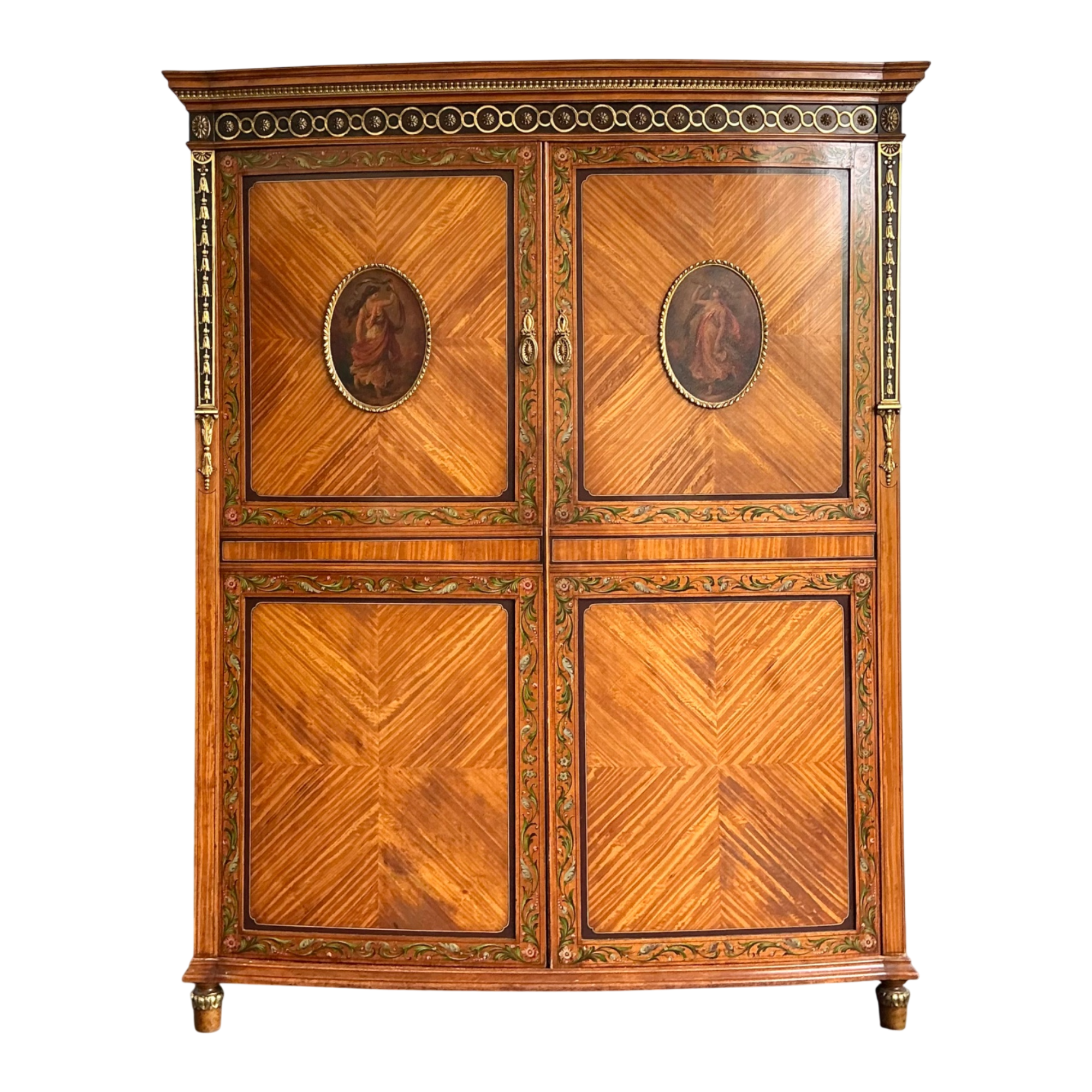 Antique Italian Neoclassical Style Armoire