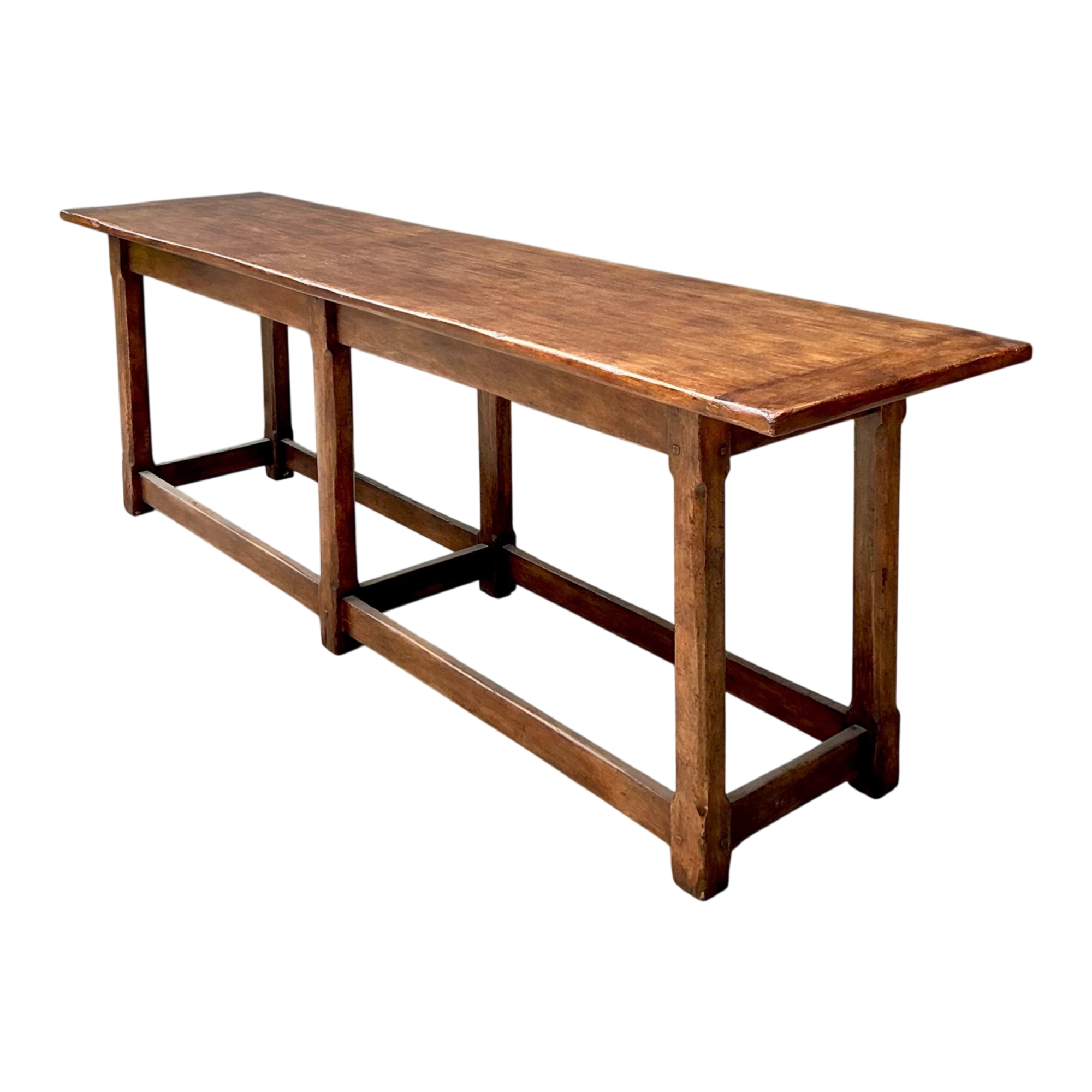 Vintage Therien Studios Rustic Plank Console Table