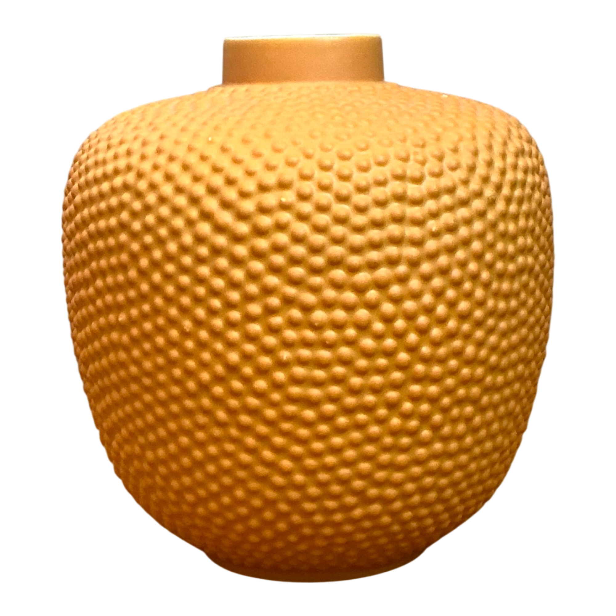 Mid-Century Modern Swiss Orange Ceramic Vase