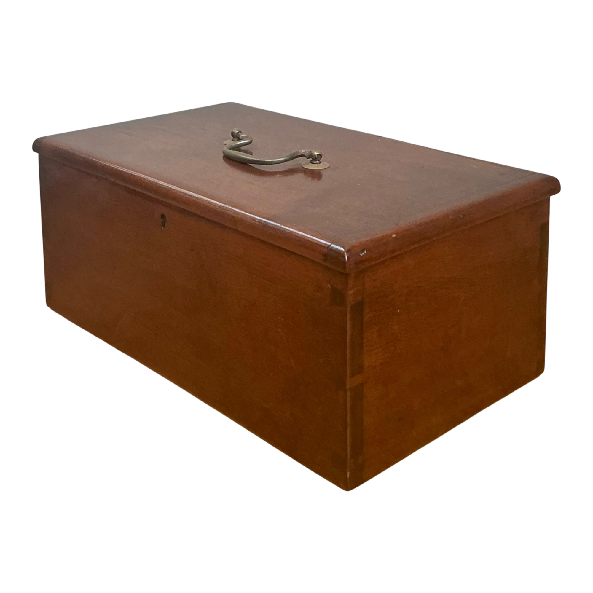 Vintage Keyhole Wooden Box